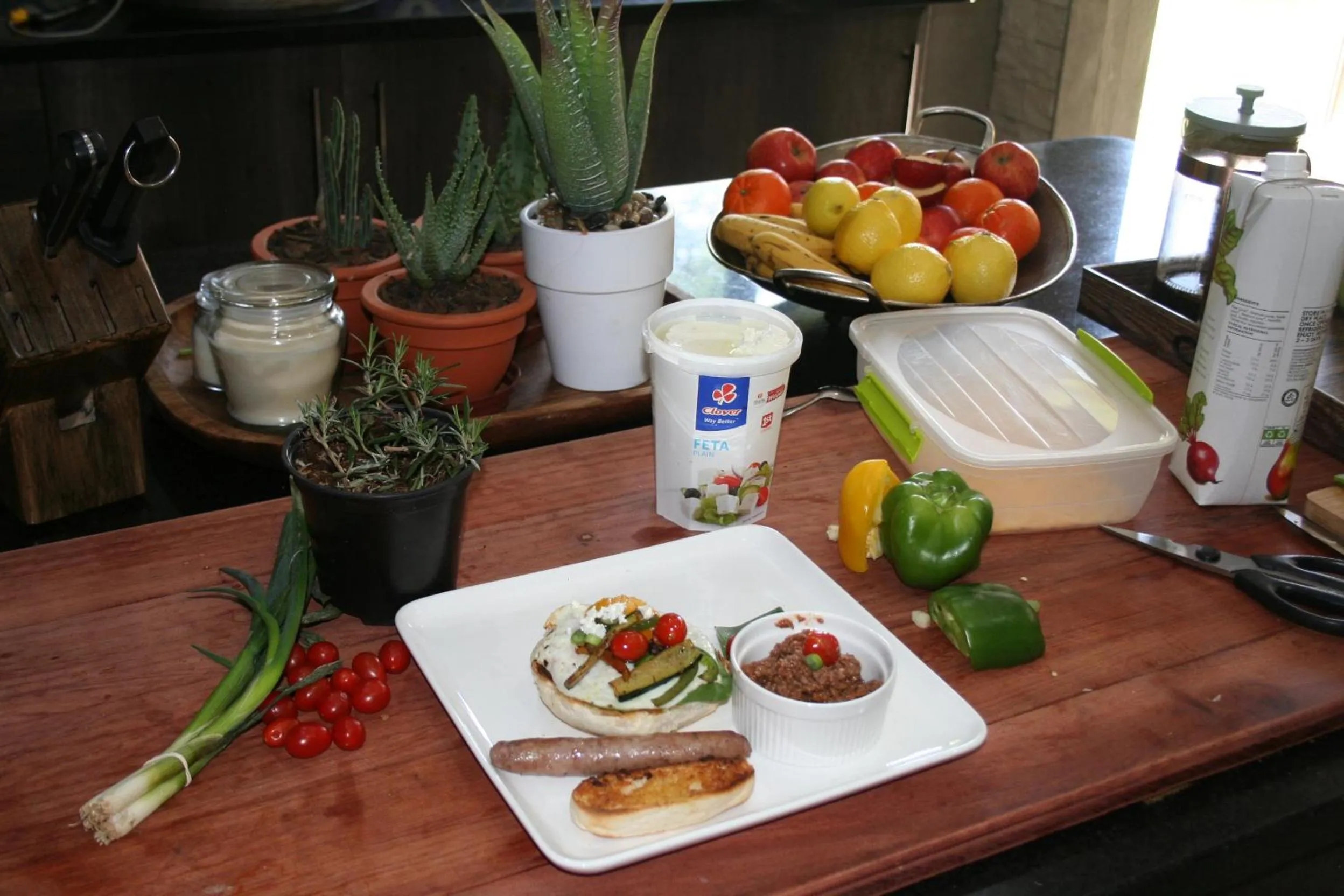 Food in Oryx B&B Reserved Guests Only