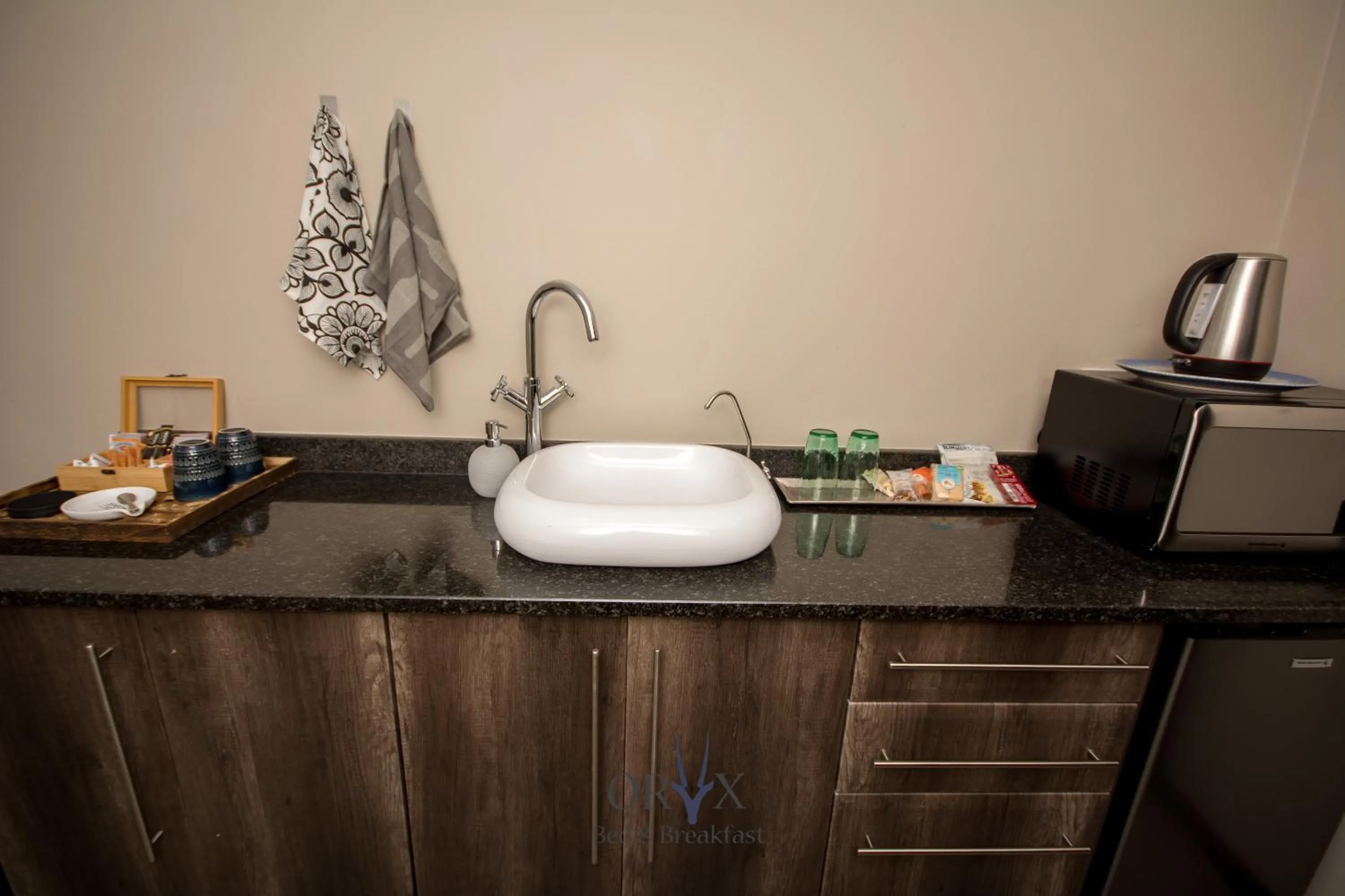 Kitchen or kitchenette in Oryx B&B Reserved Guests Only
