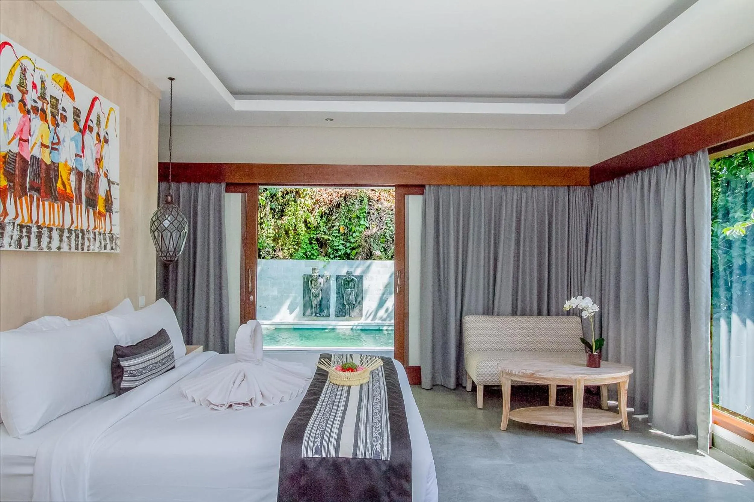 Living room, Bed in Ubud Hills Villas & Resort