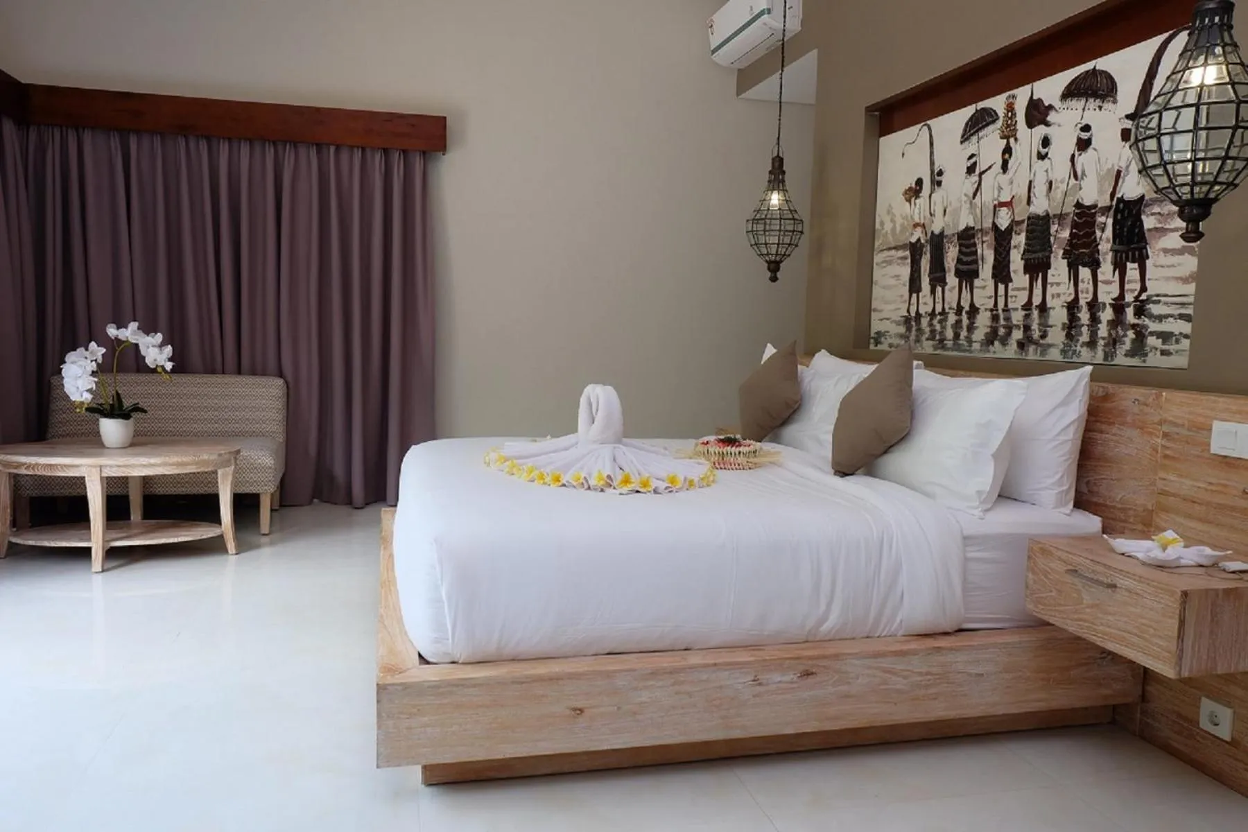 Seating area, Bed in Ubud Hills Villas & Resort