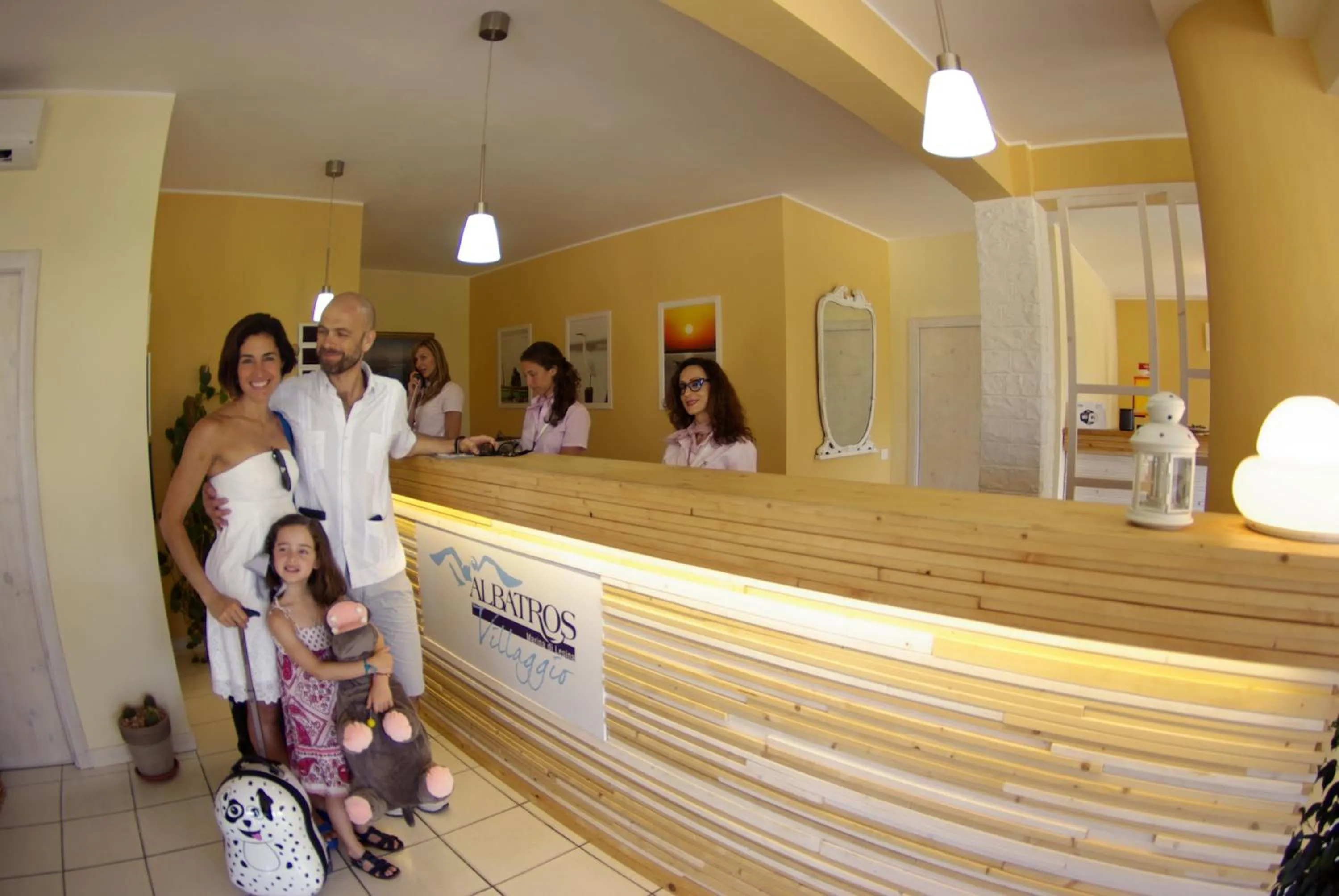 People in Villaggio Albatros Resort