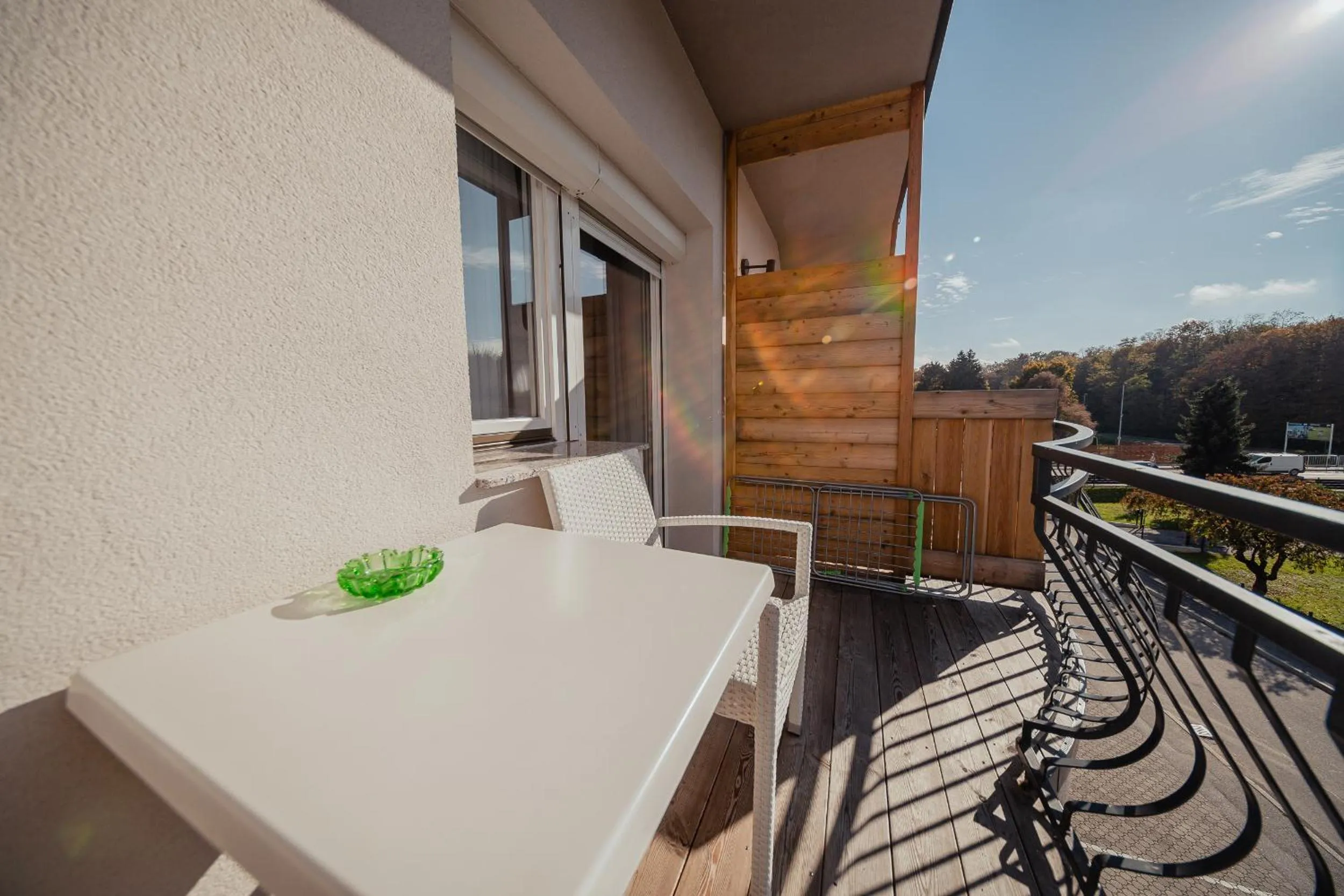 Balcony/Terrace in Hotel Maj Inn