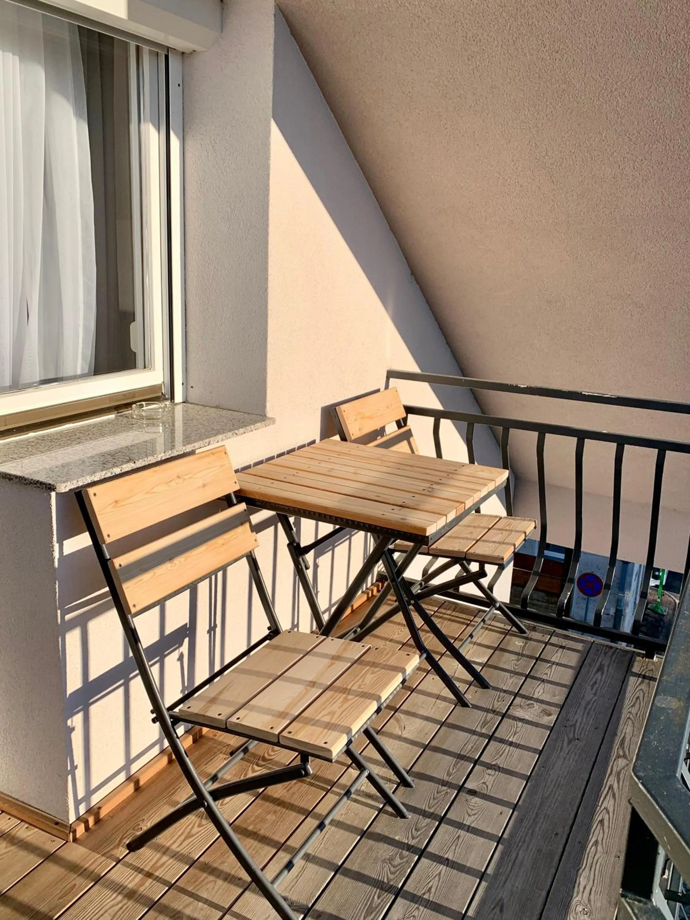 Balcony/Terrace in Hotel Maj Inn