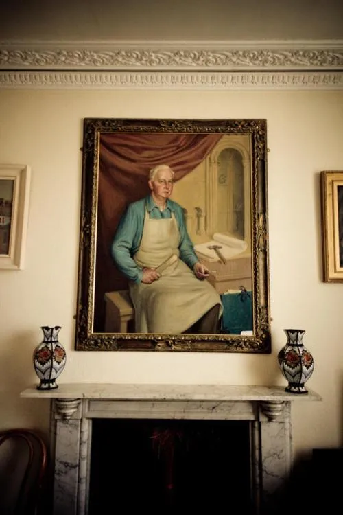 Decorative detail in The White Hart Hotel