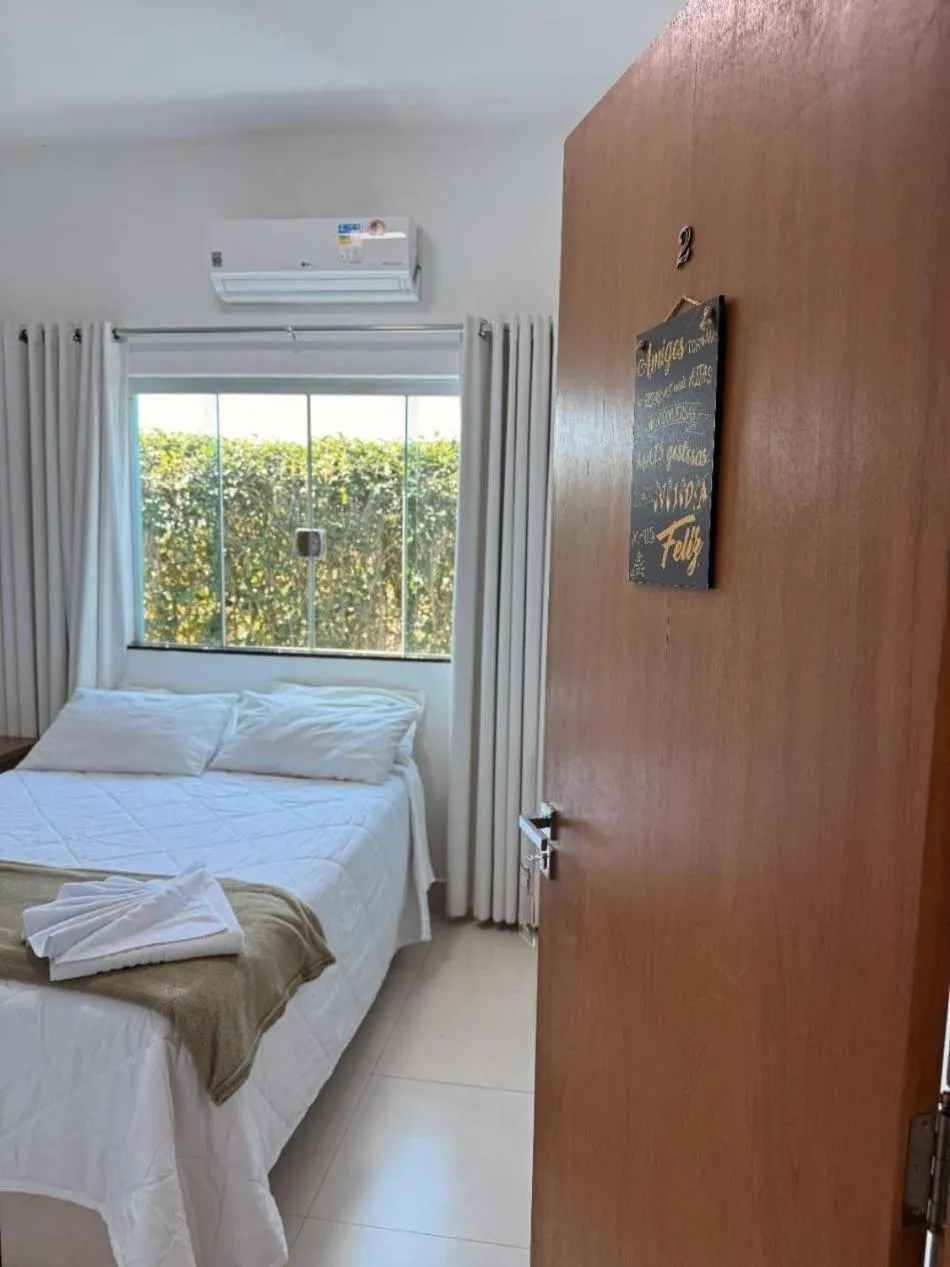 Bed in POUSADA RECANTO DAS VERTENTES