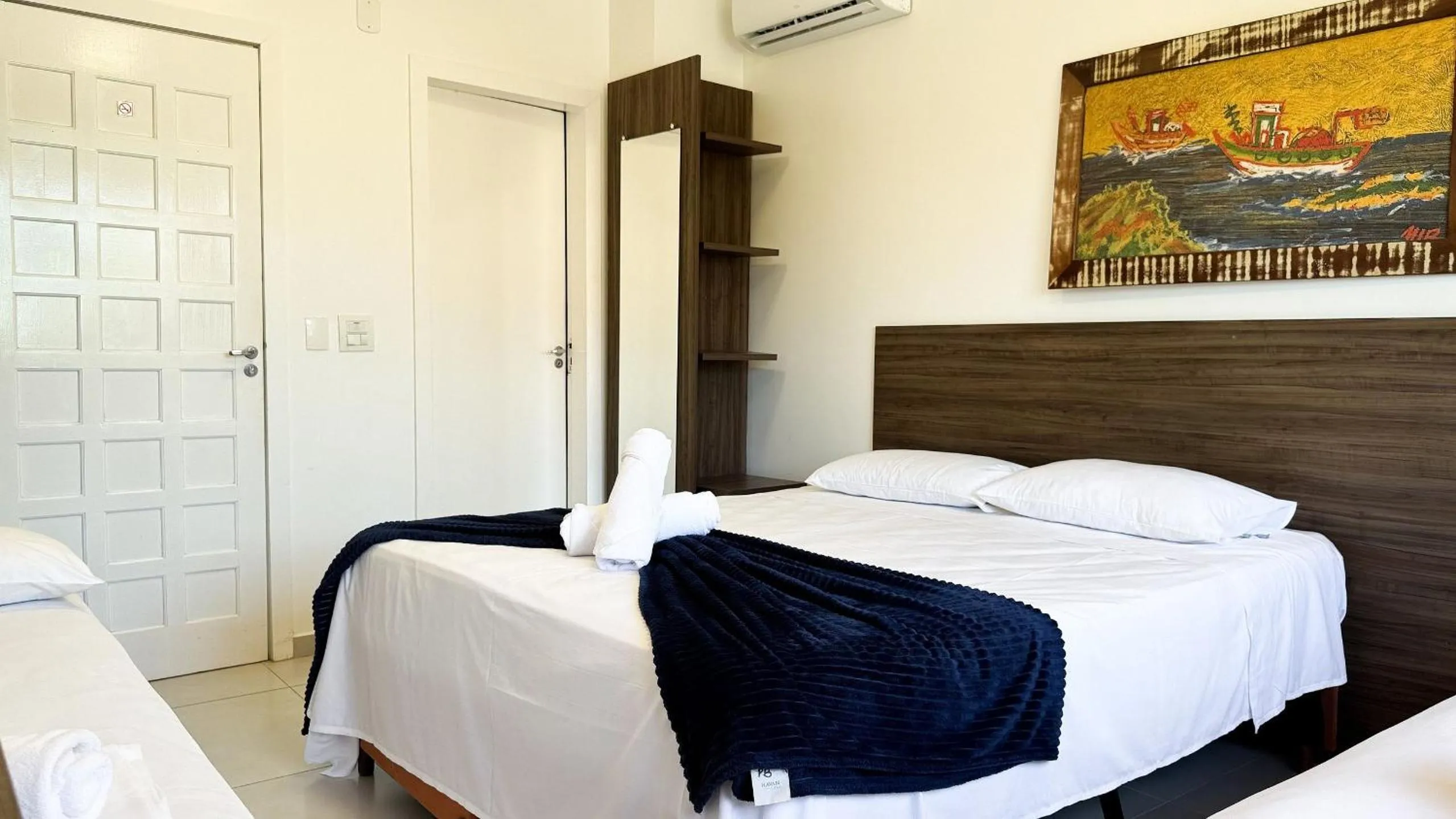 Bed in Pousada Bernúncia - Com café da Manhã, próximo a Praia Grande