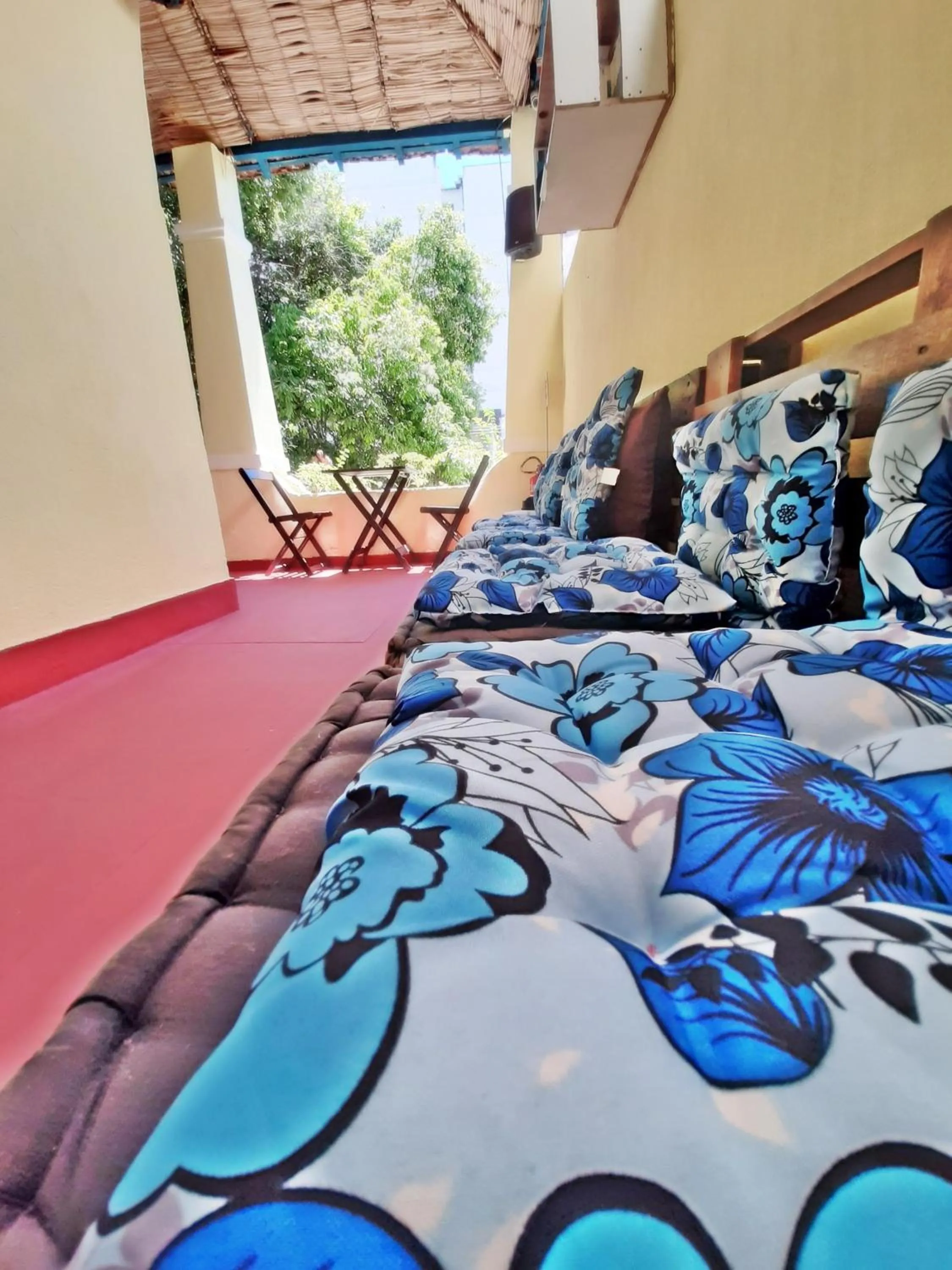 Seating area, Bed in Brasileranza Hostel