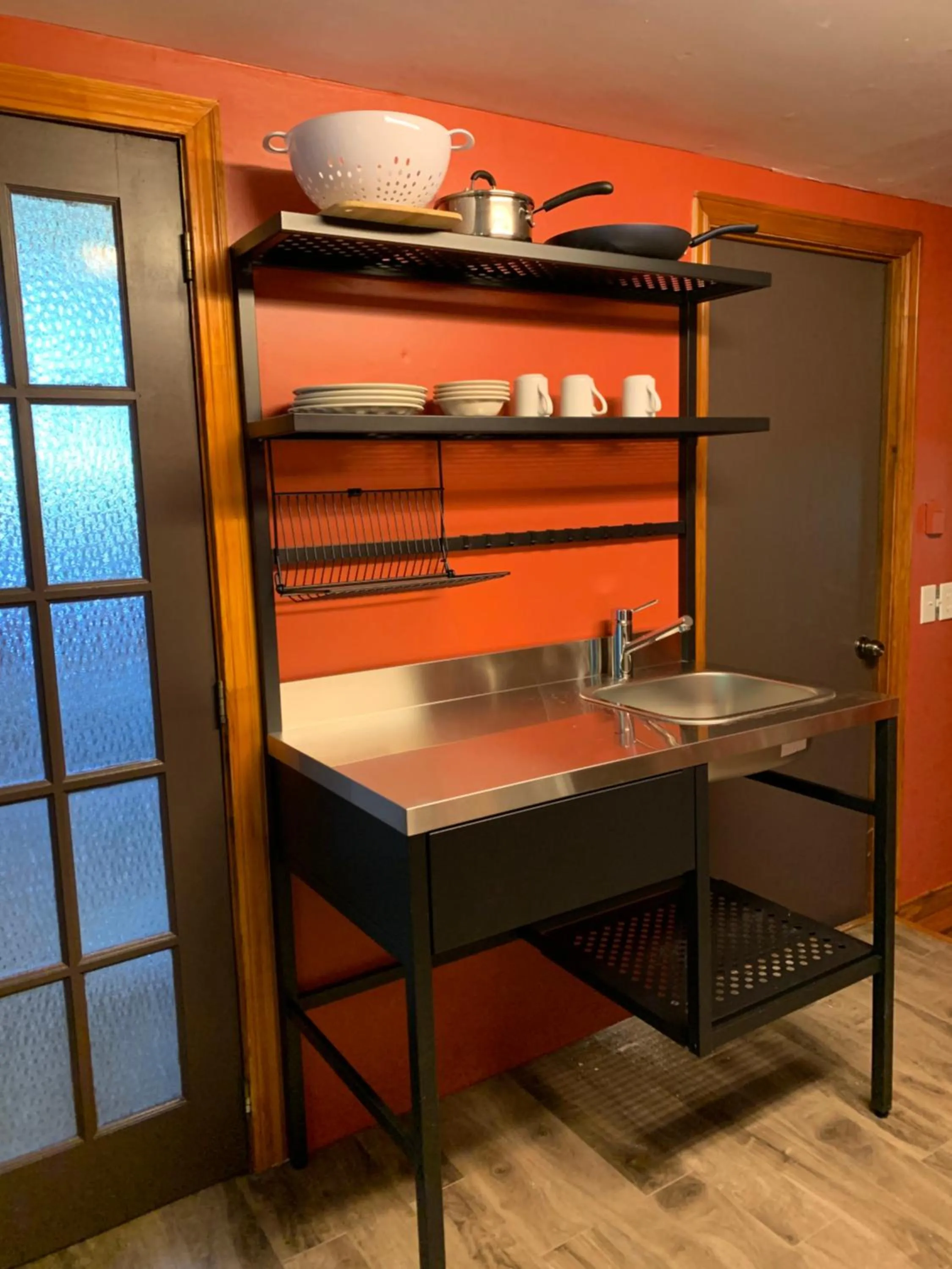 Kitchen or kitchenette in L'Auberge Refuge du Trappeur