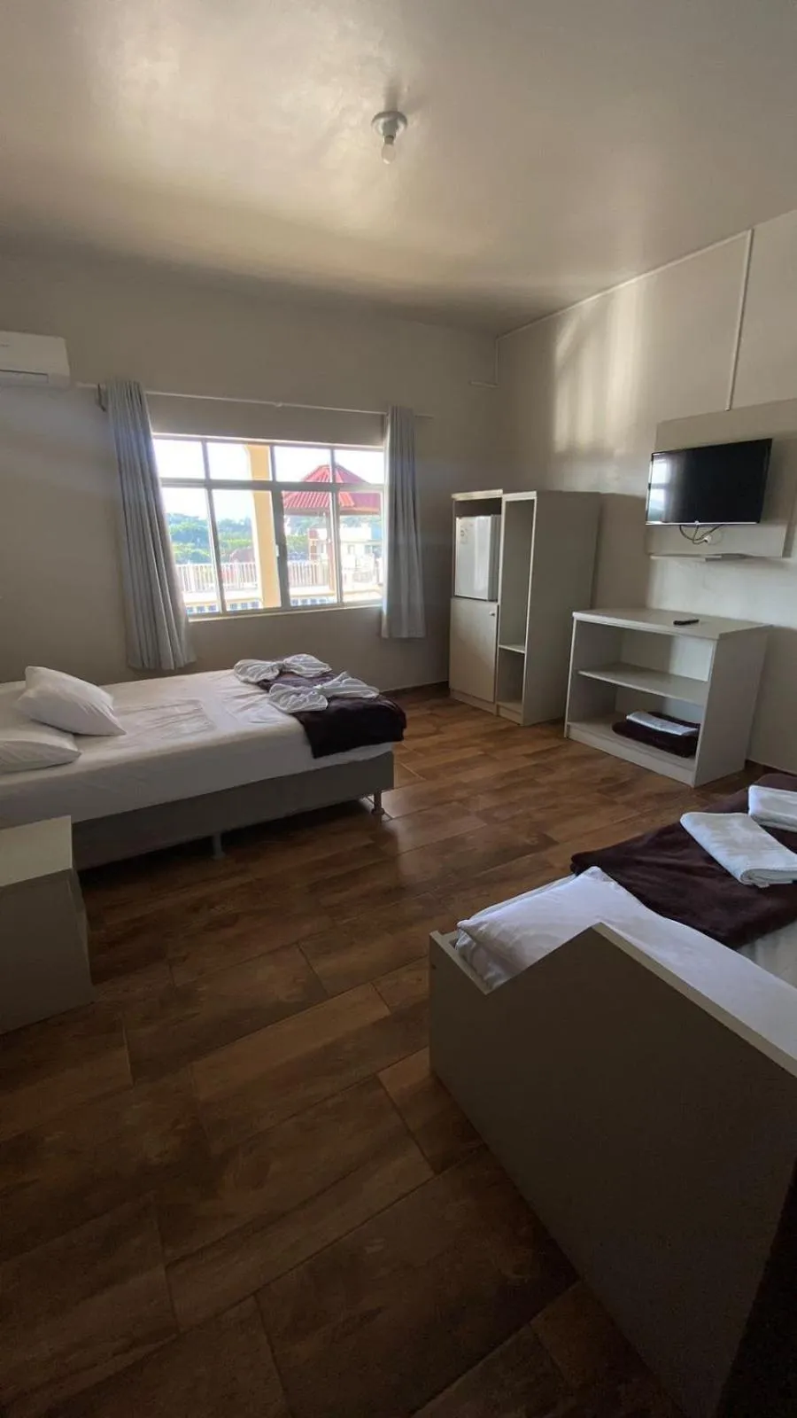 Bed in Hotel Panorâmico