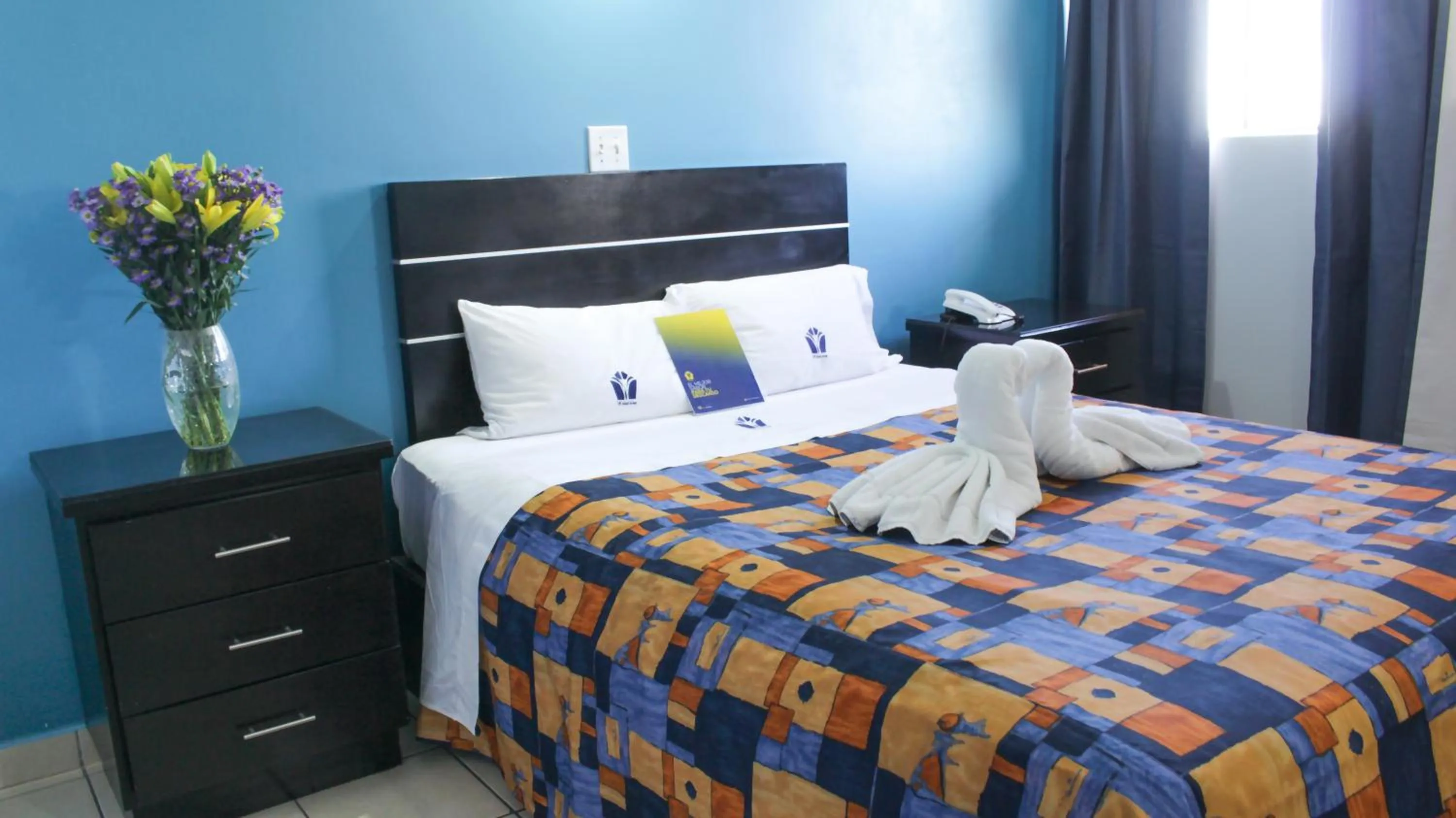 Bed in Motel Las Fuentes