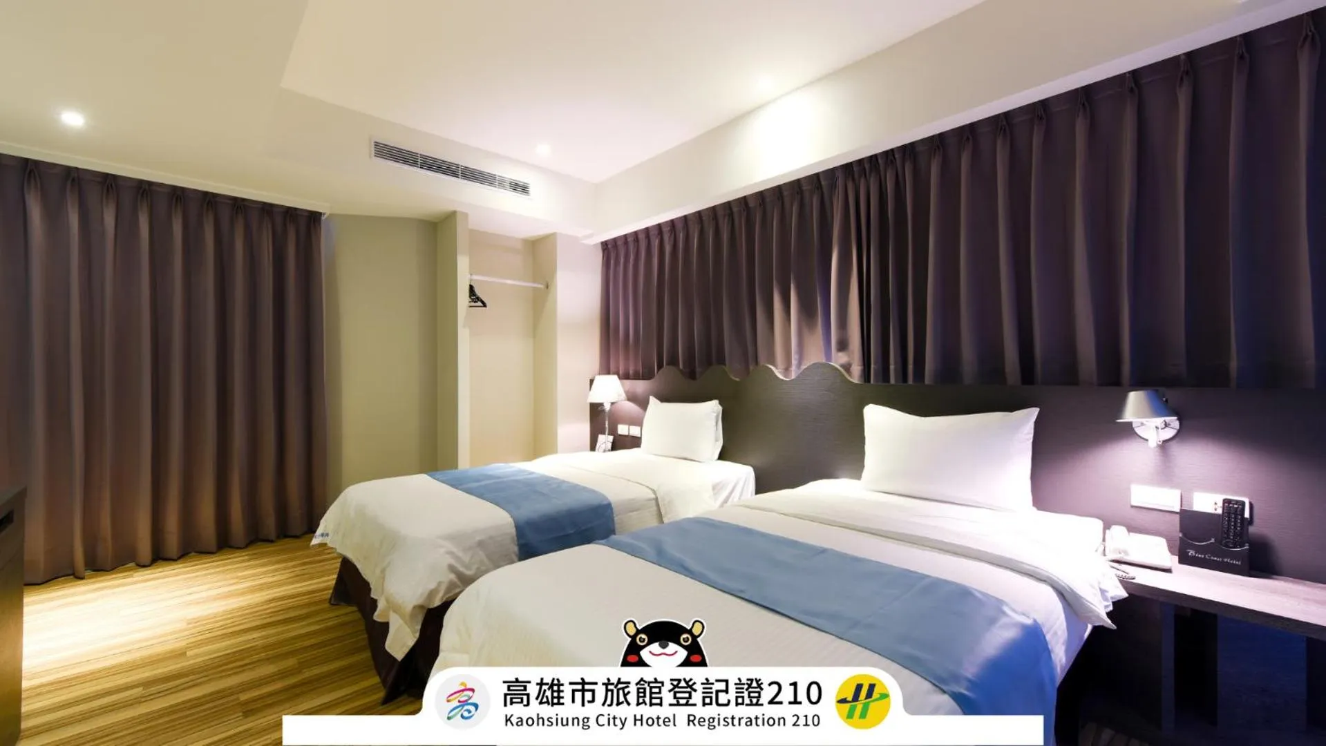 Bed in Blue Coast Hotel