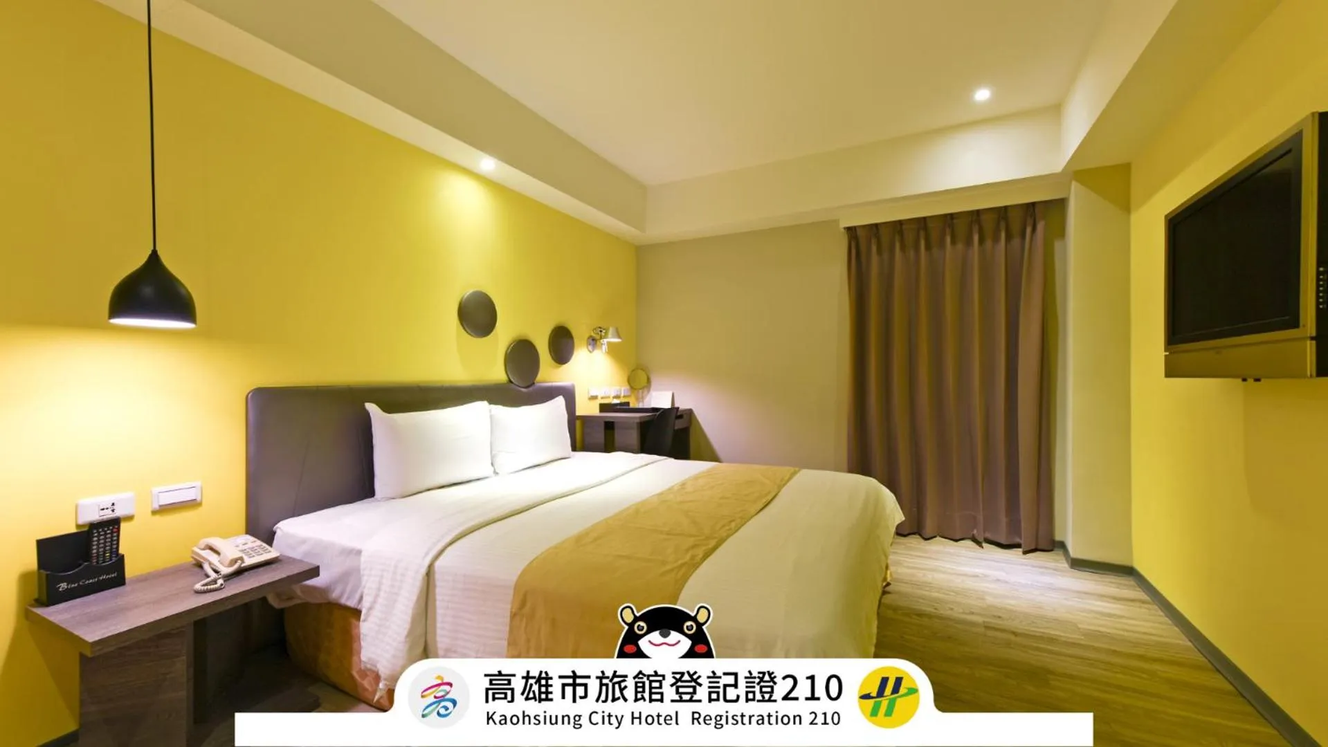 Bed in Blue Coast Hotel