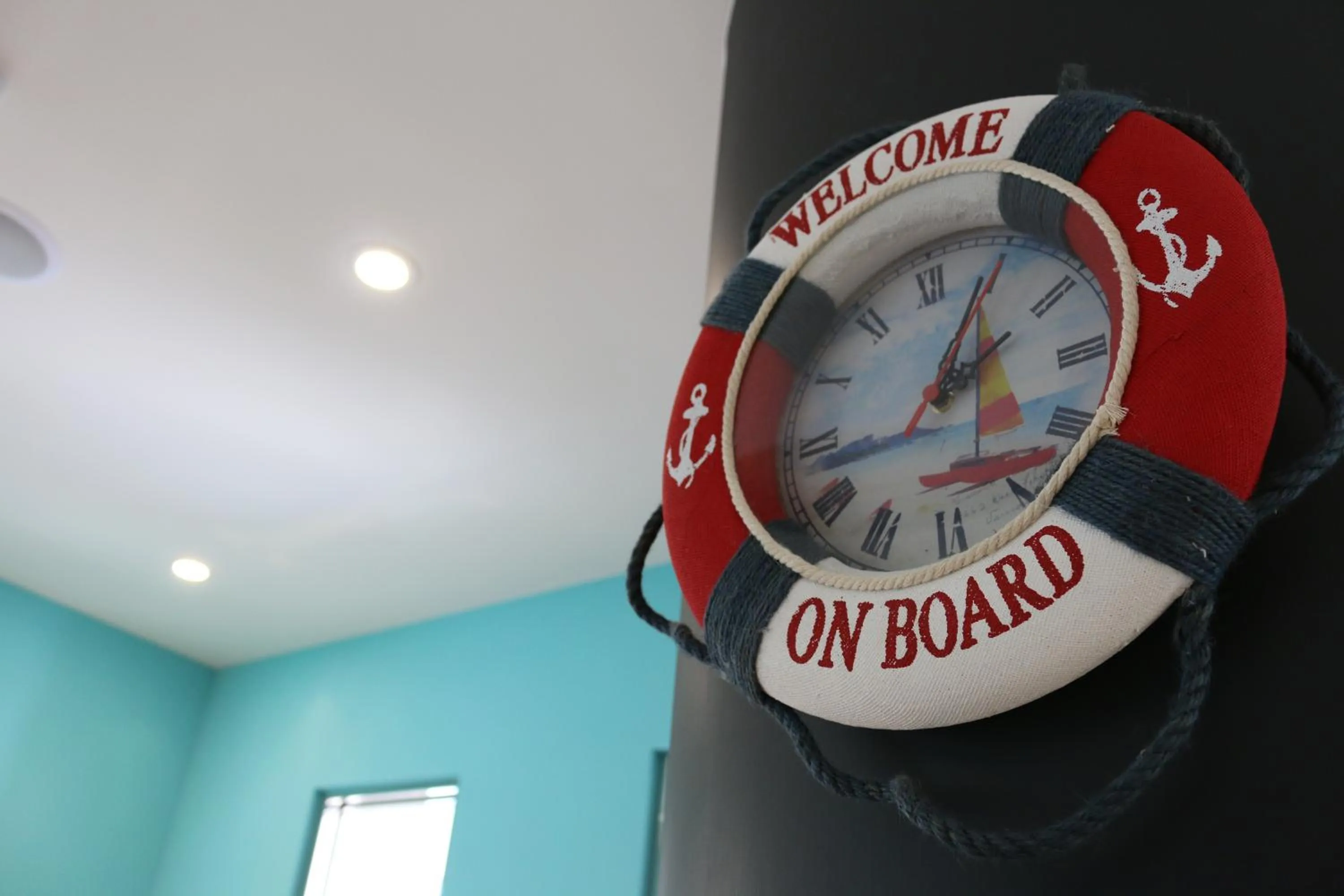 Decorative detail in Blue Coast Hotel