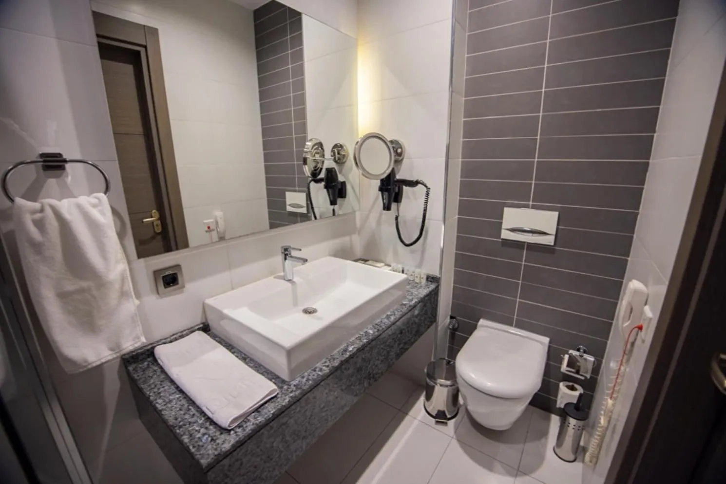 Toilet, Bed in Hilly Hotel