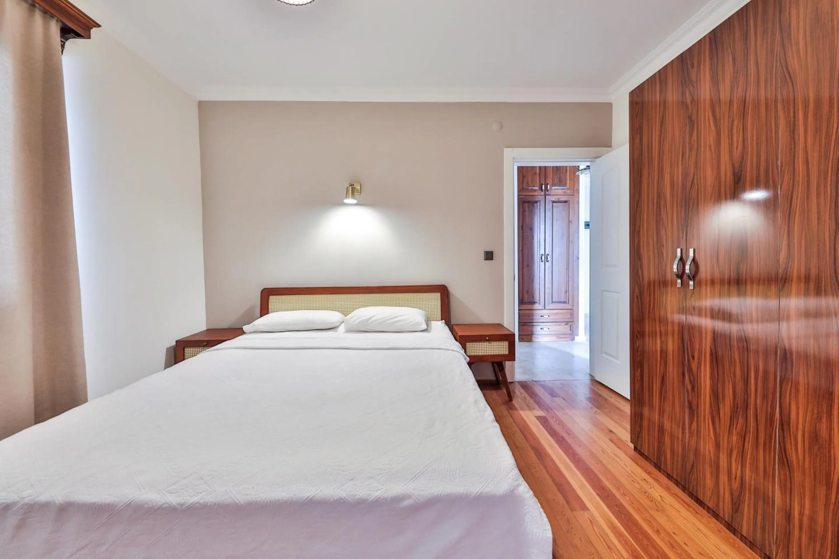 Bedroom, Bed in Nirvana Apartments