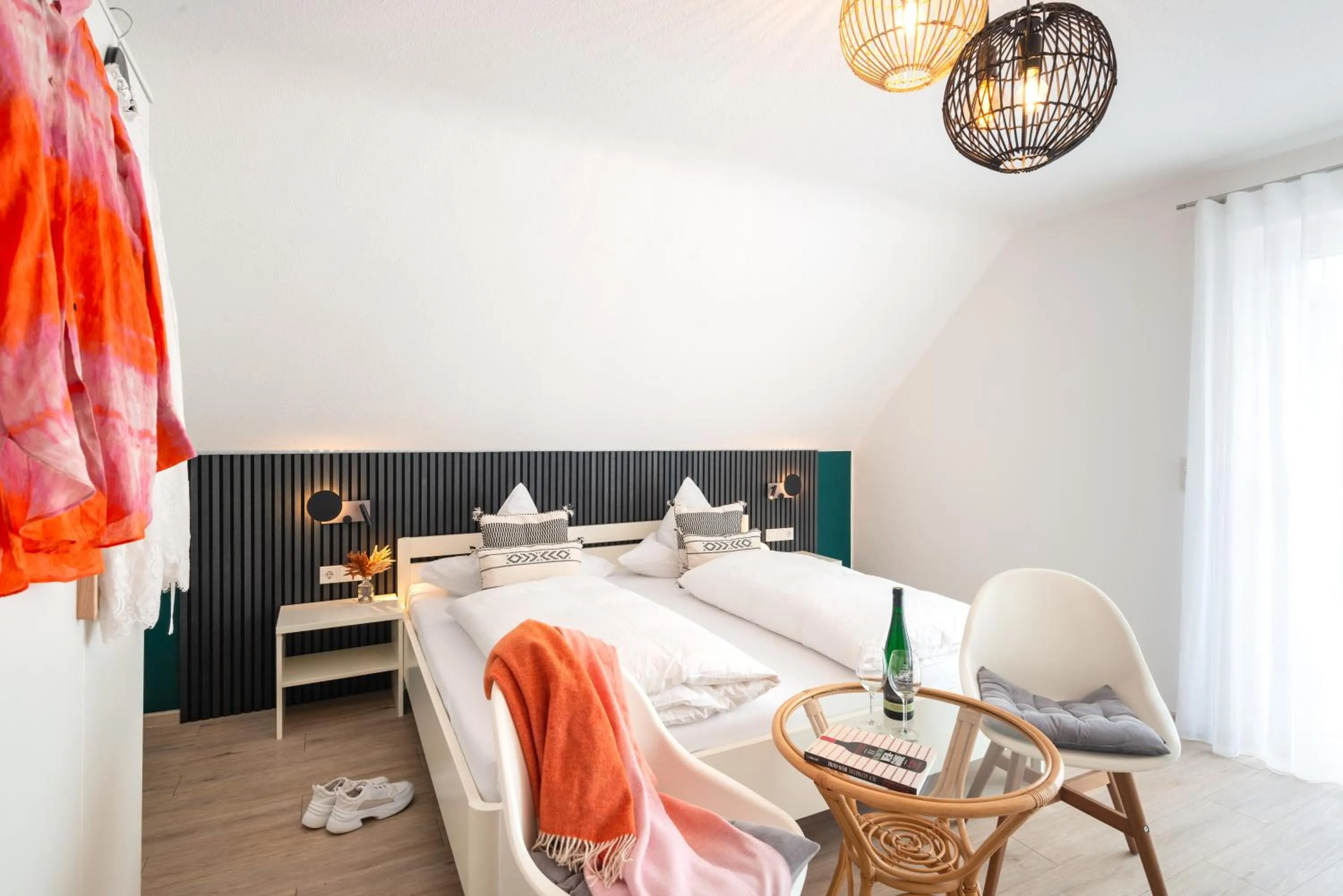 Deluxe Double Room with Balcony - single occupancy in Moselweingut & Gästehaus Hubertushof