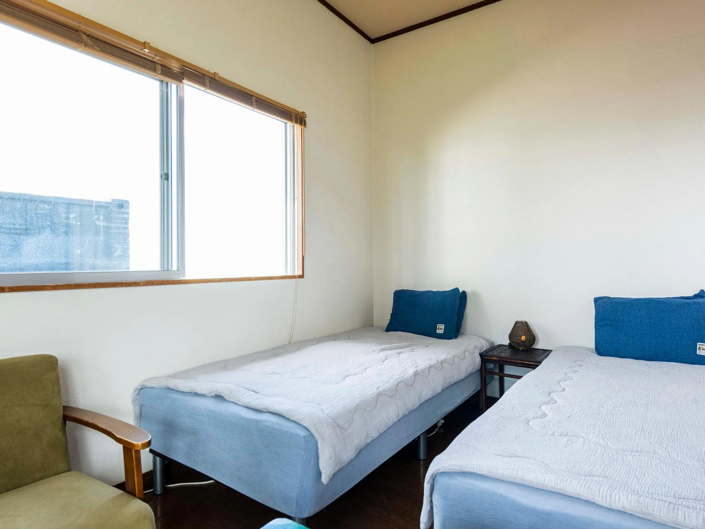 Photo of the whole room, Bed in Panorama