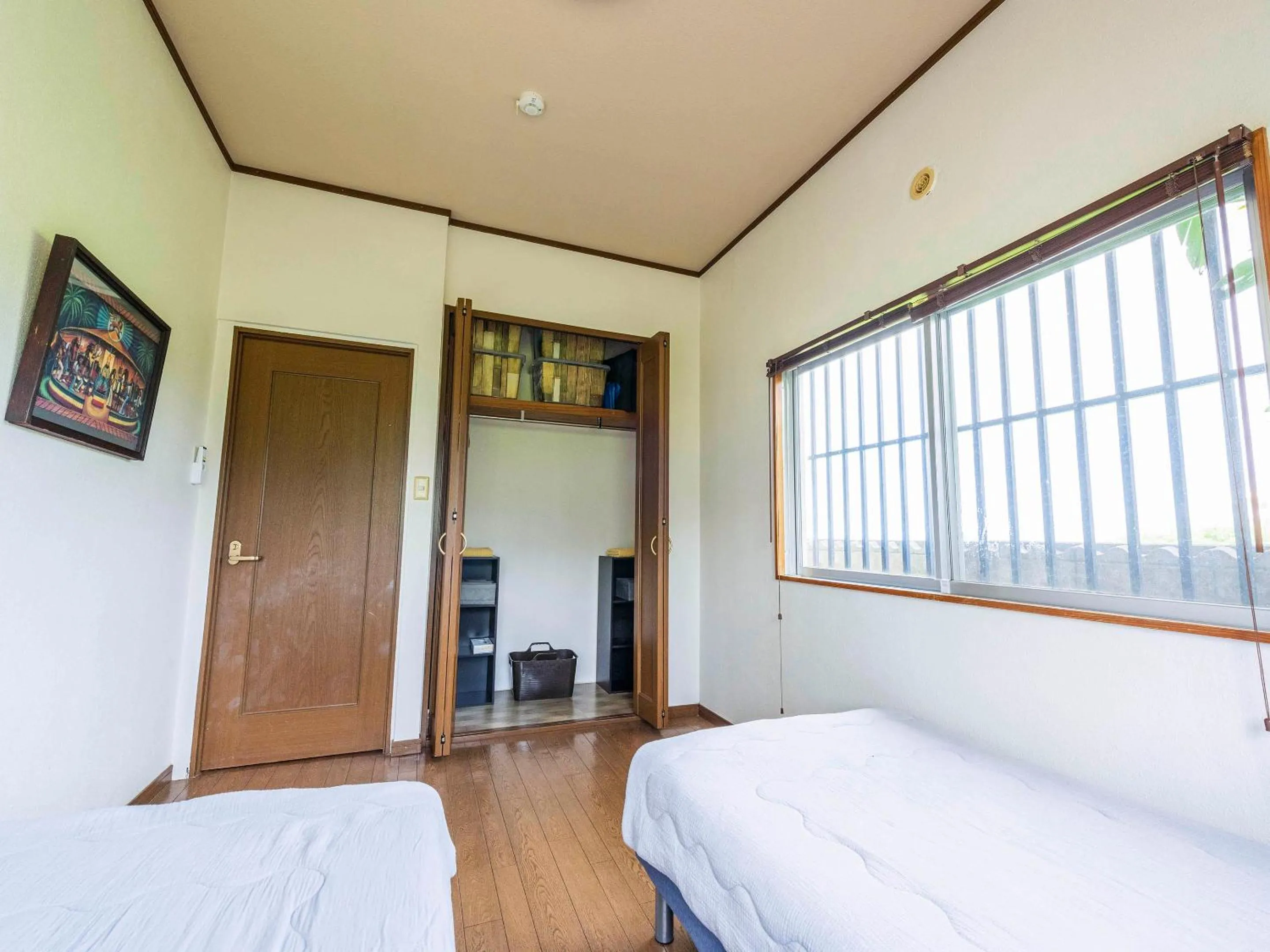 Photo of the whole room, Bed in Panorama