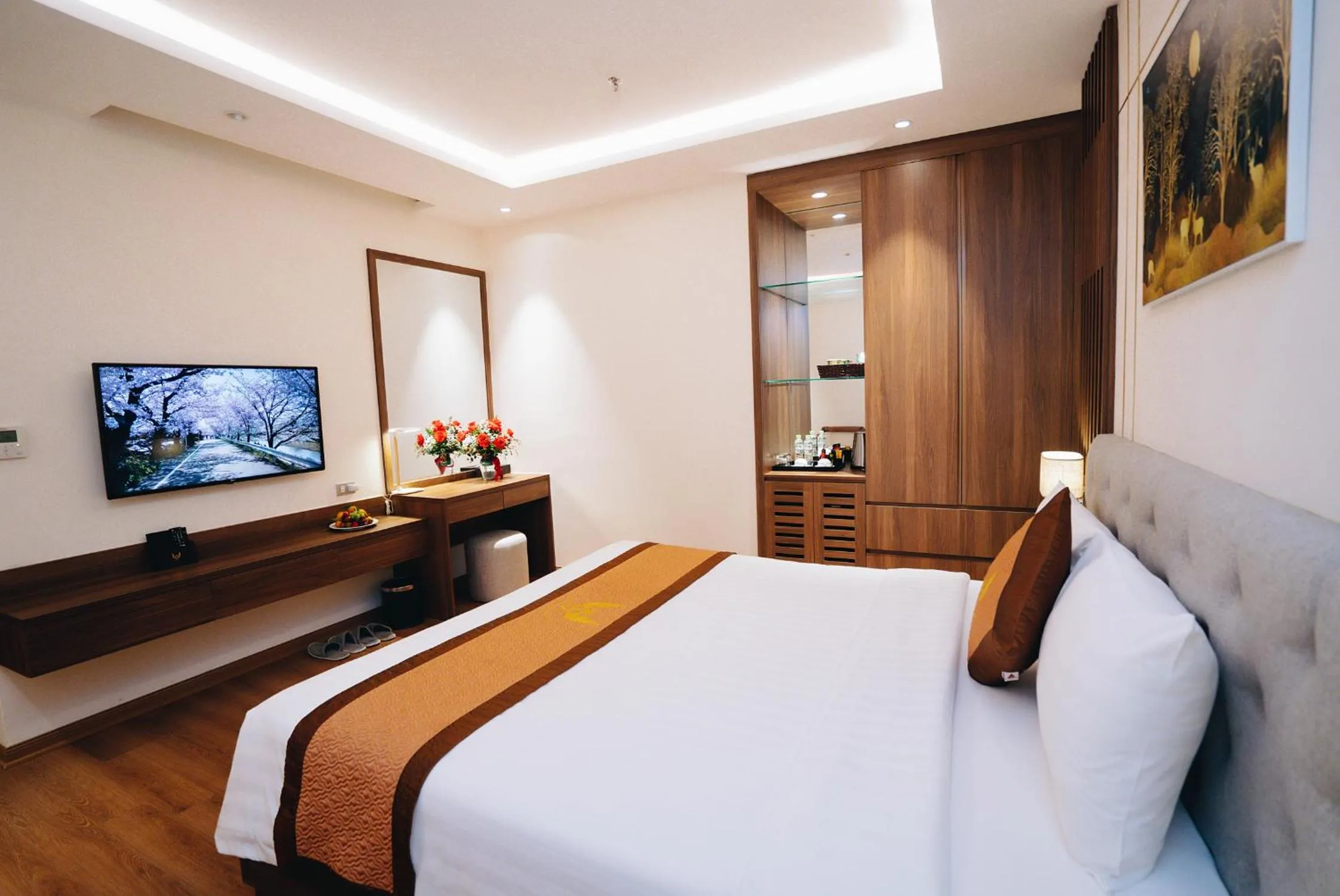 Bedroom, Bed in Manh Quan Luxury Hotel