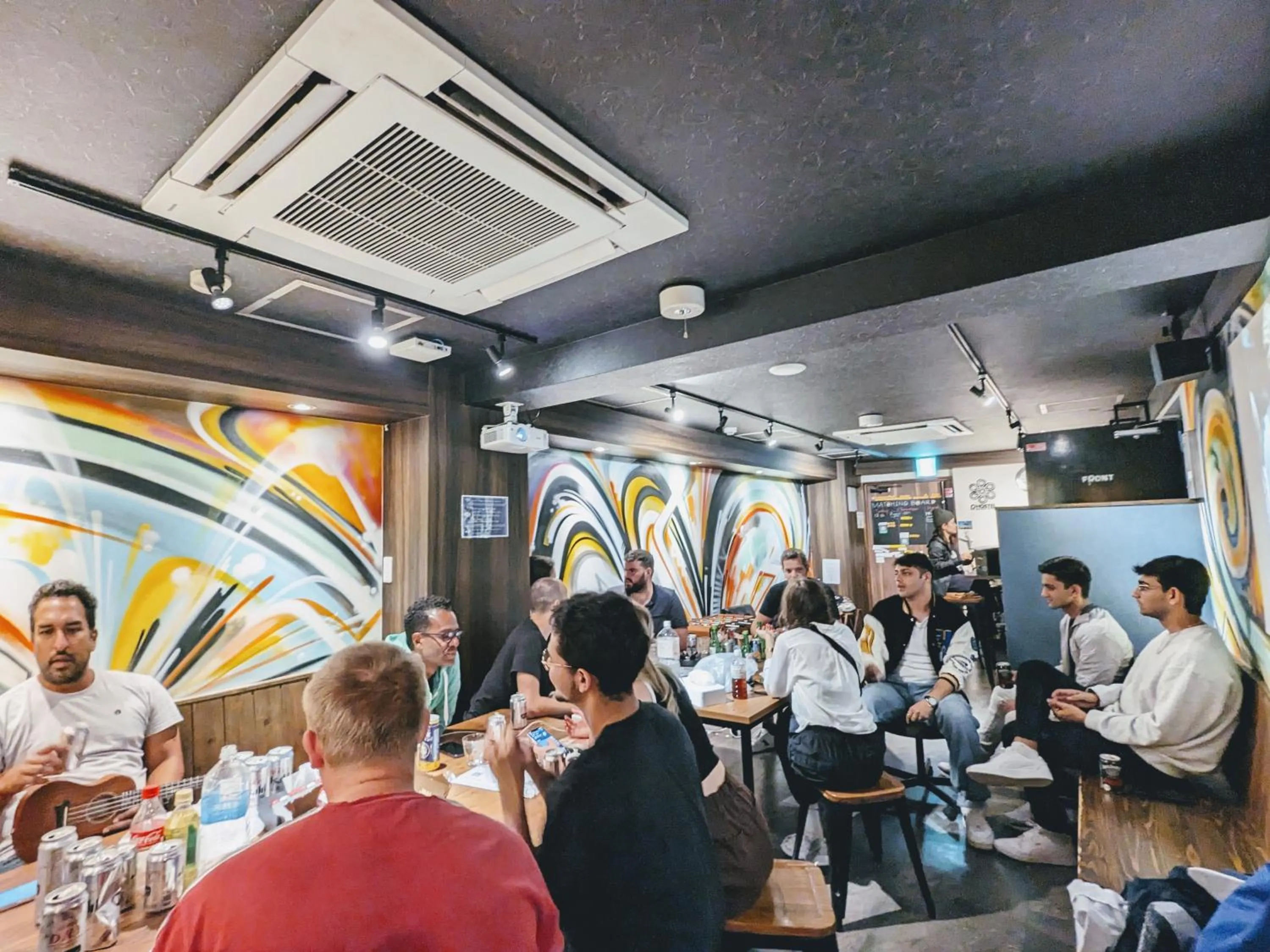 Living room in R Hostel Namba south