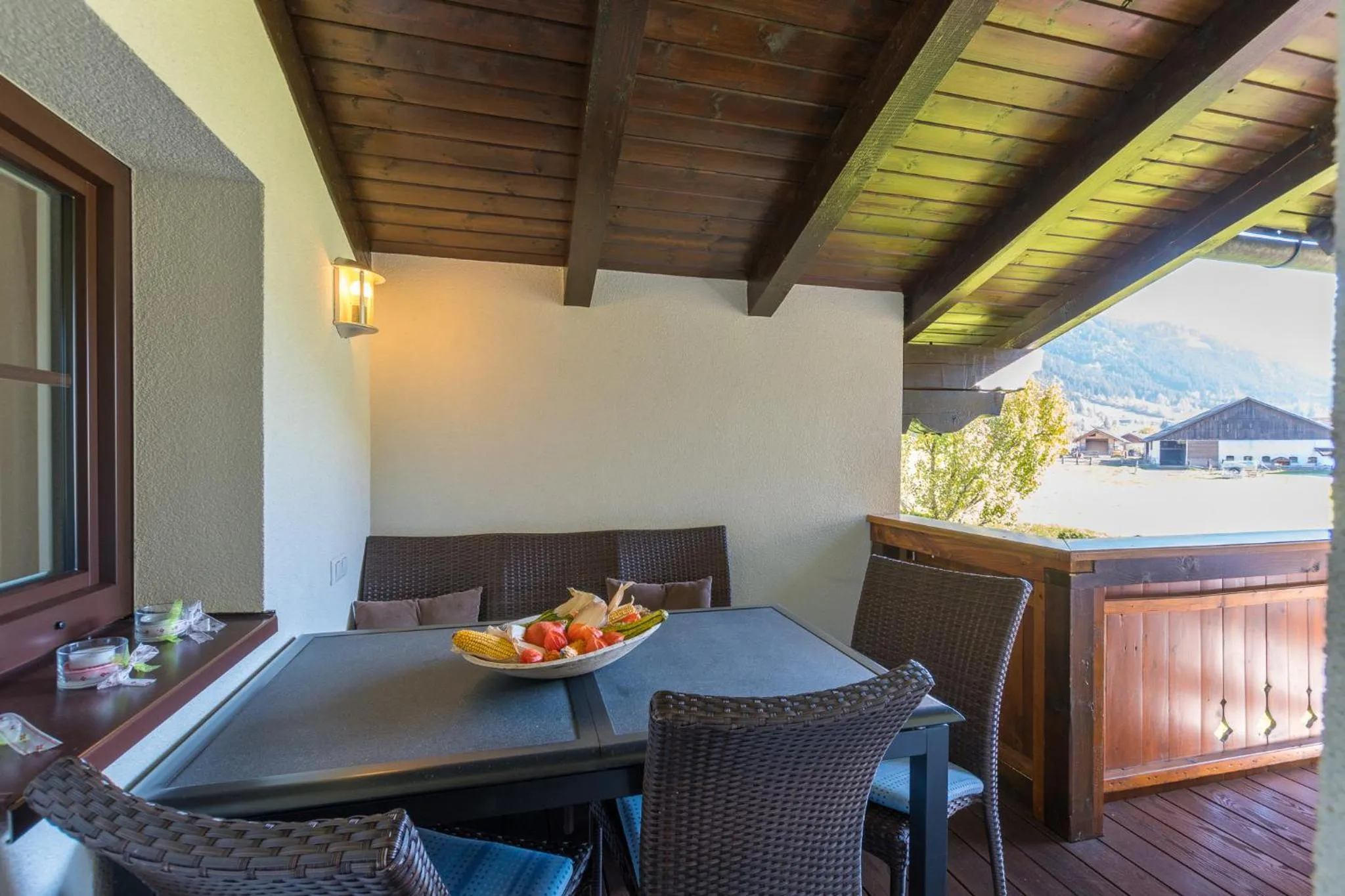 Balcony/Terrace in Landhaus Tripolt