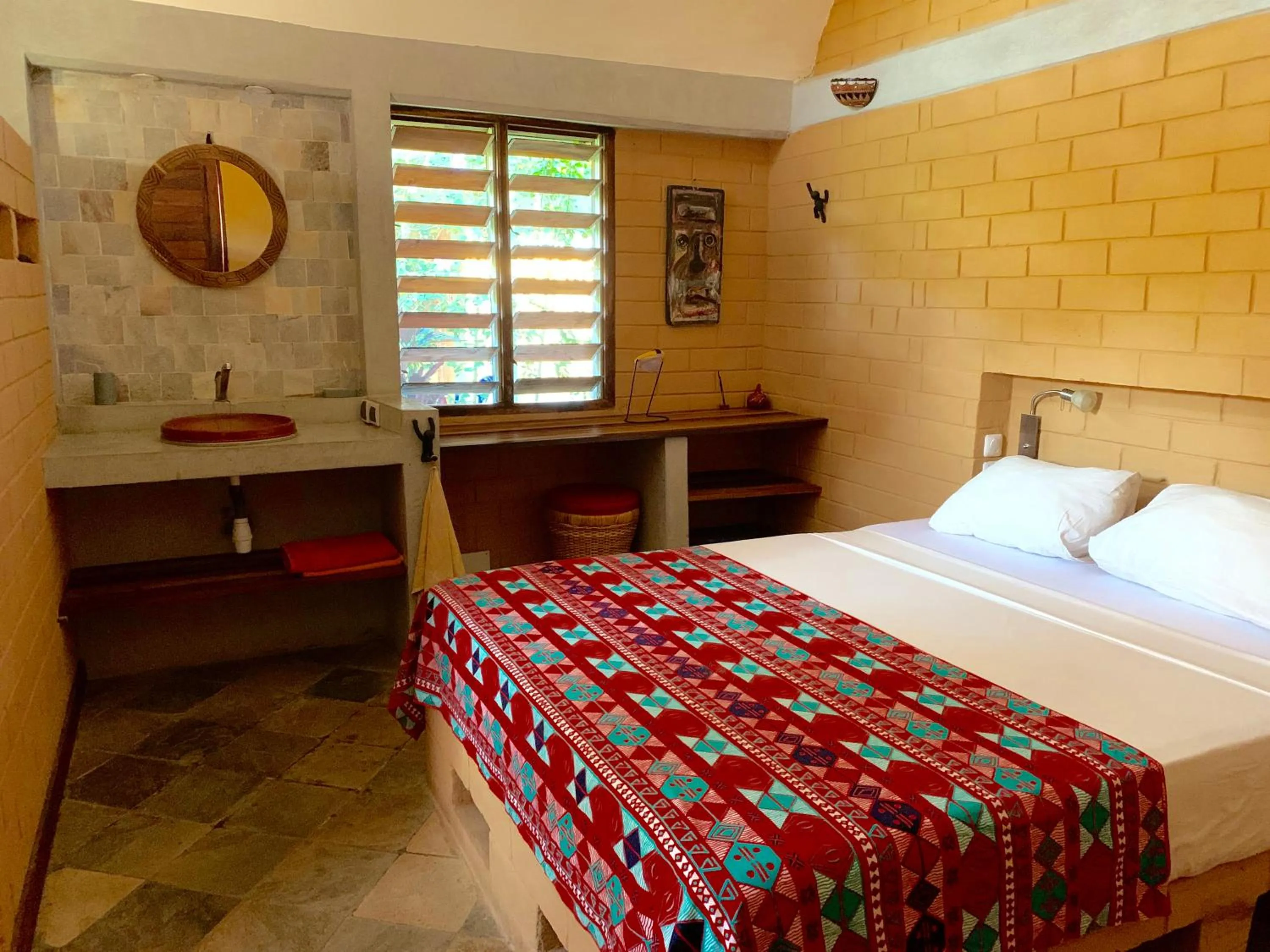 Bed in Hôtel Amédzépé