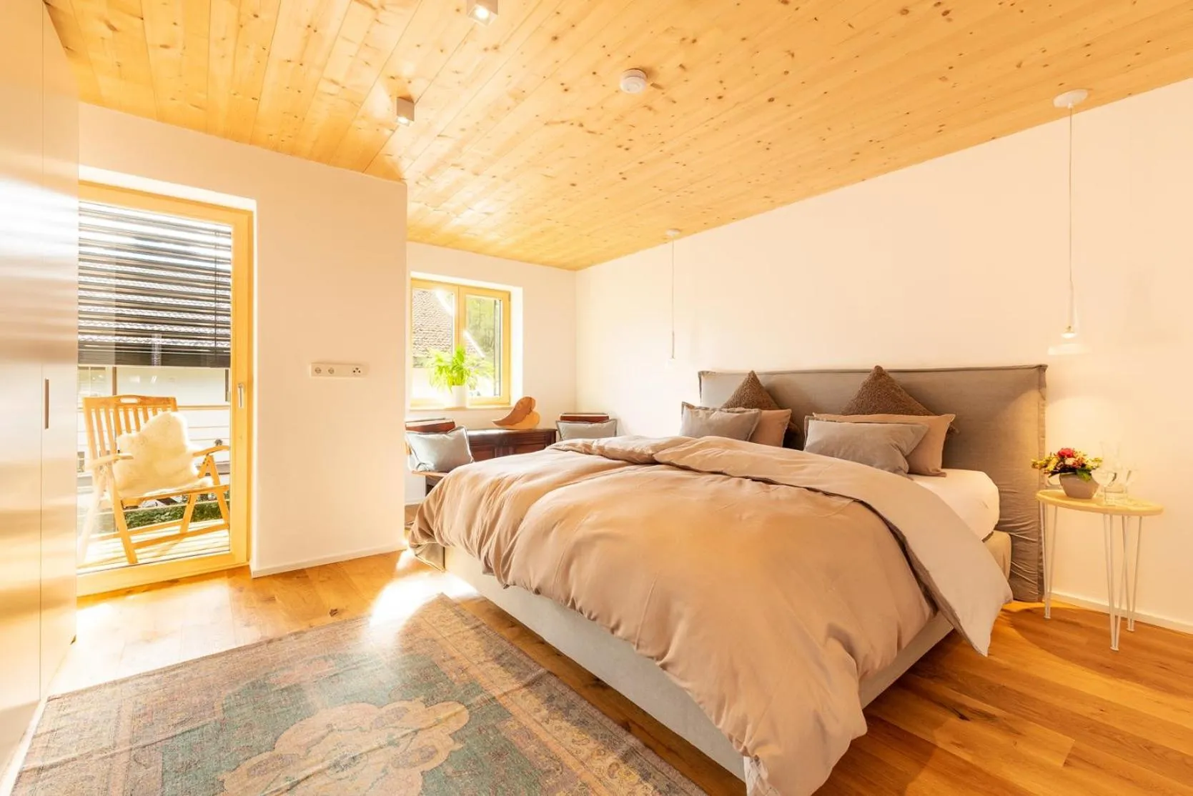 Bed in "Landhaus Panorama" - Luxuriöse Ferienwohnungen in bester Lage für gehobene Ansprüche