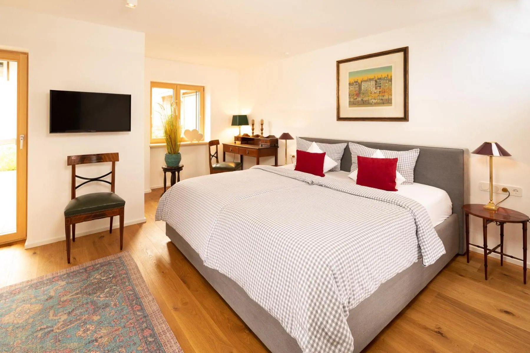 Bed in "Landhaus Panorama" - Luxuriöse Ferienwohnungen in bester Lage für gehobene Ansprüche