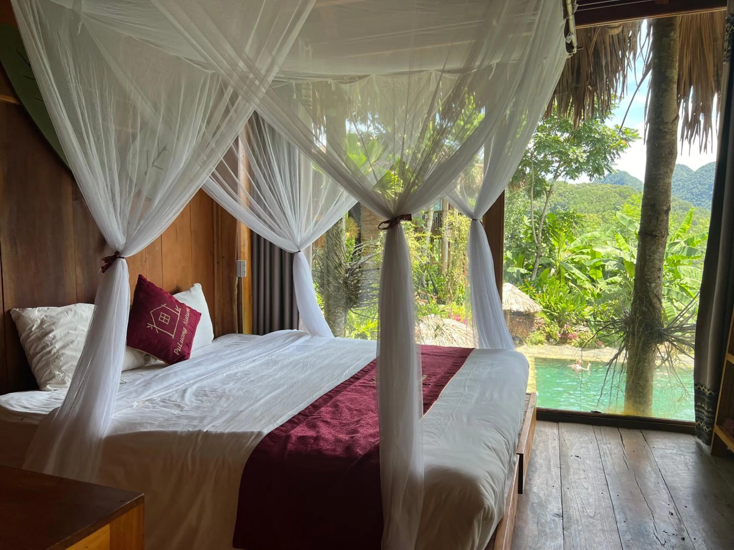 Bed in Pu Luong Natura