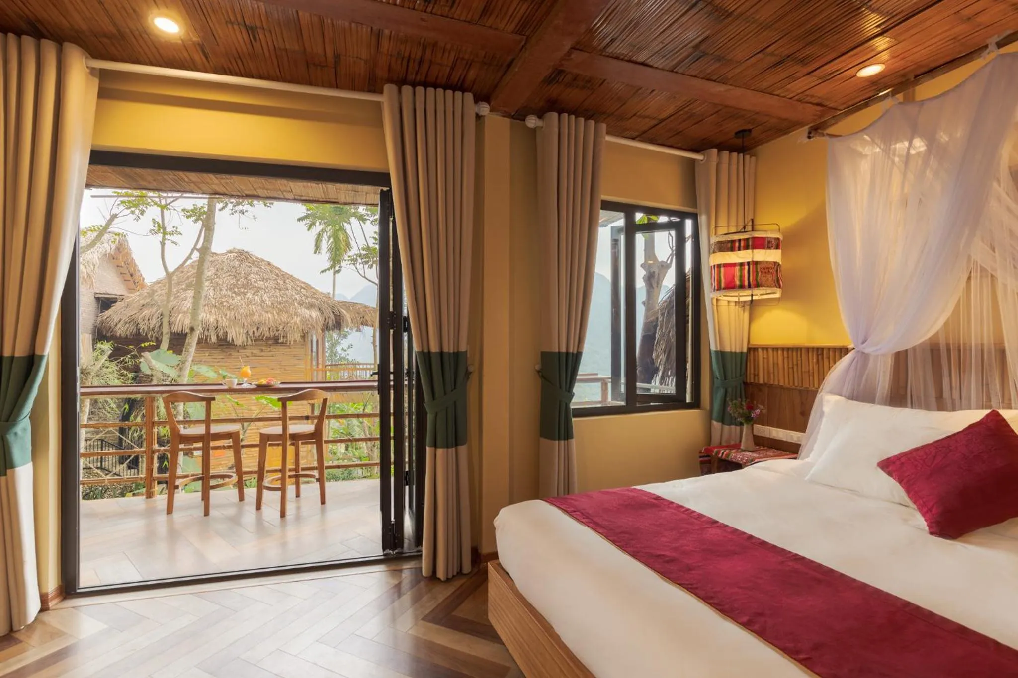 Bed in Pu Luong Natura