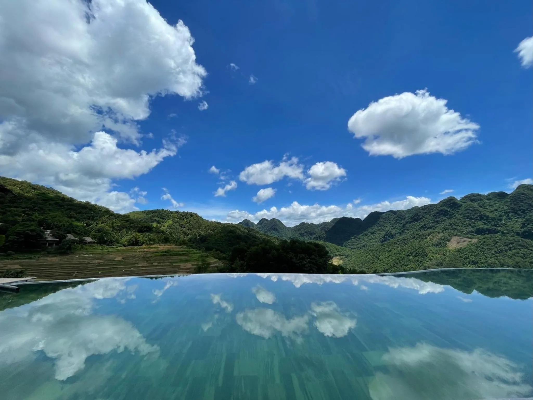 Swimming pool in Pu Luong Natura