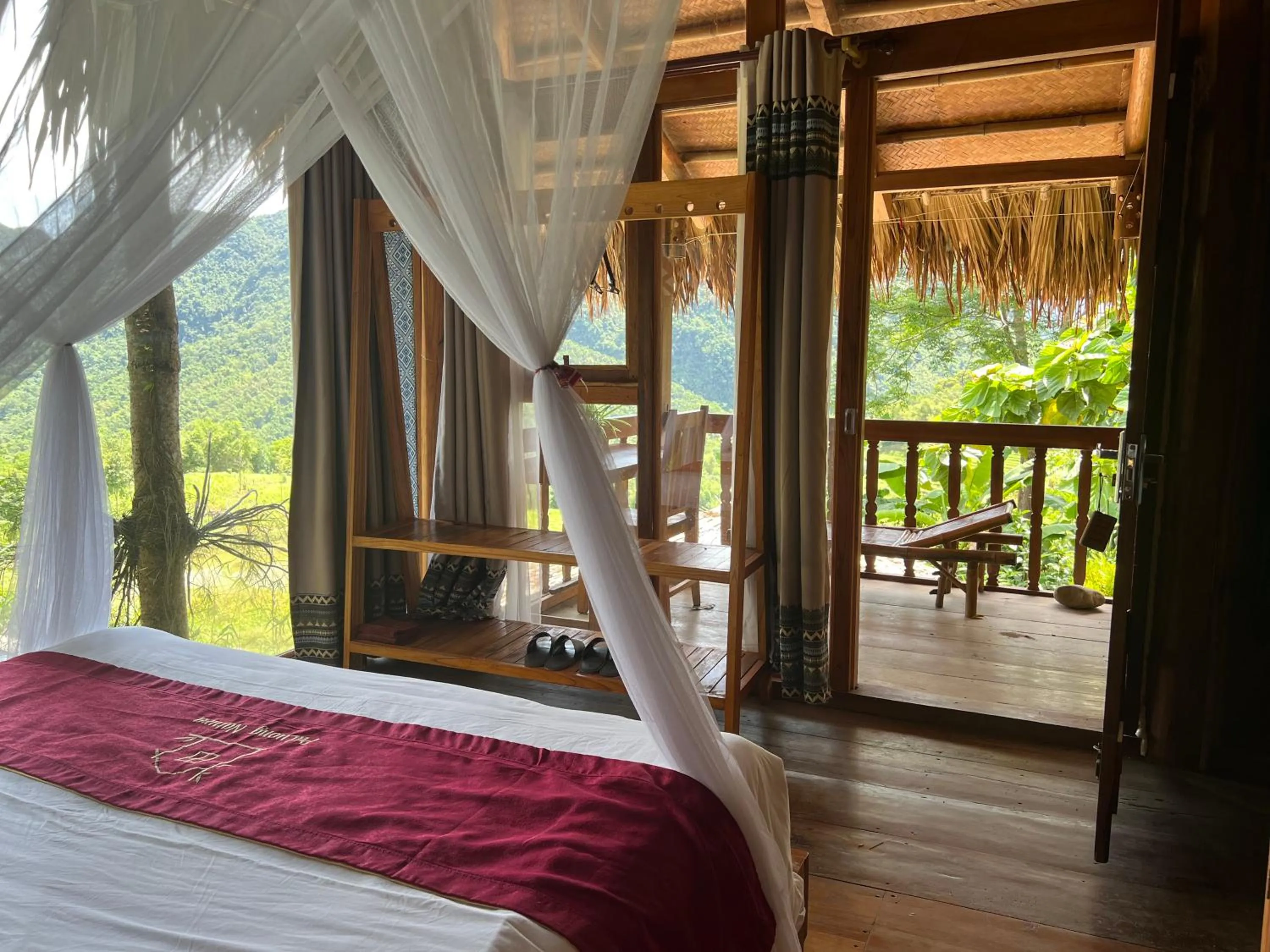 Bed in Pu Luong Natura