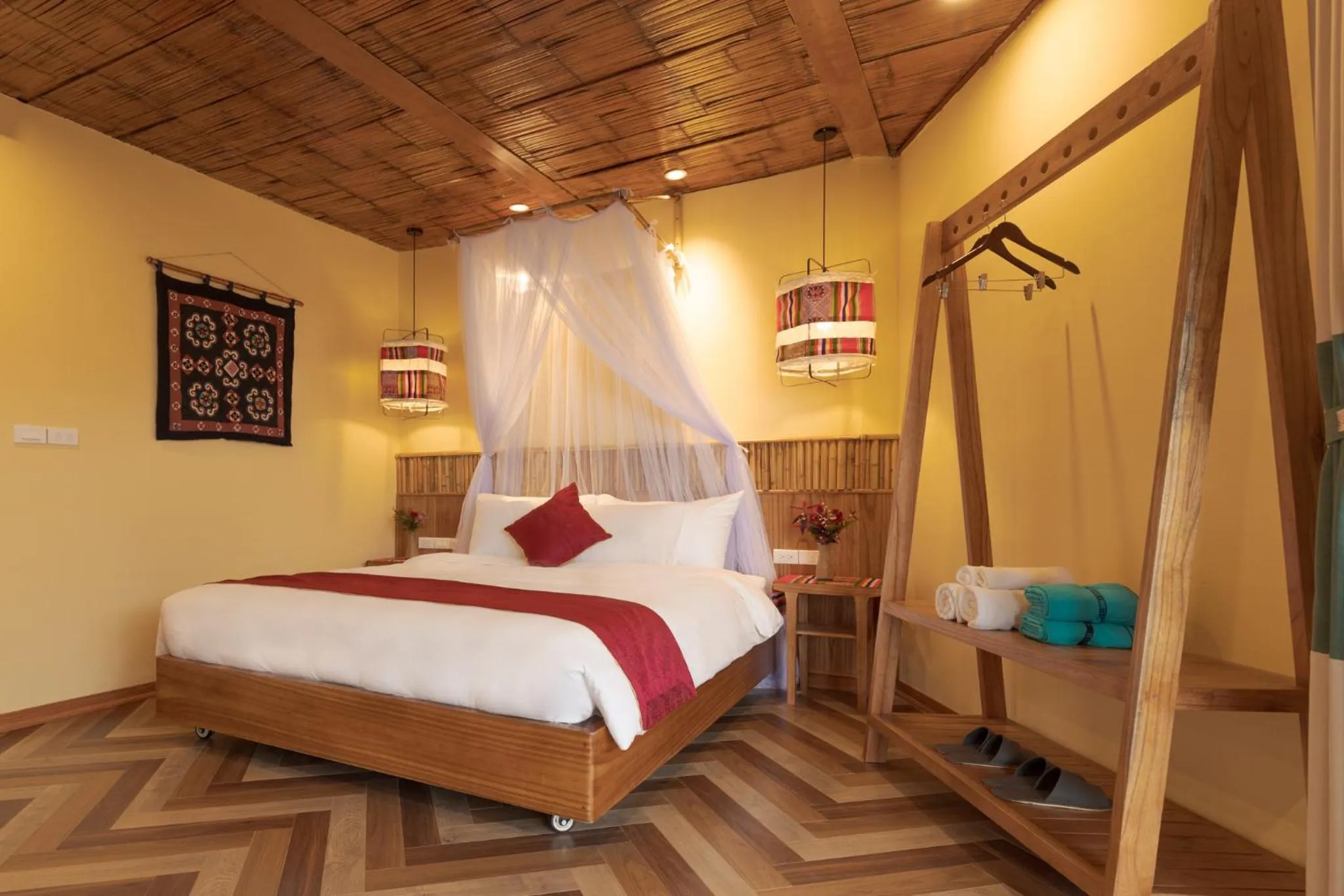 Bed in Pu Luong Natura