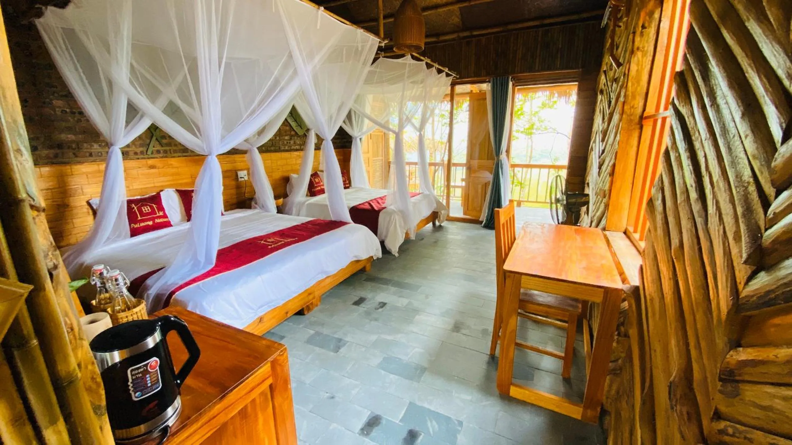 Bed in Pu Luong Natura