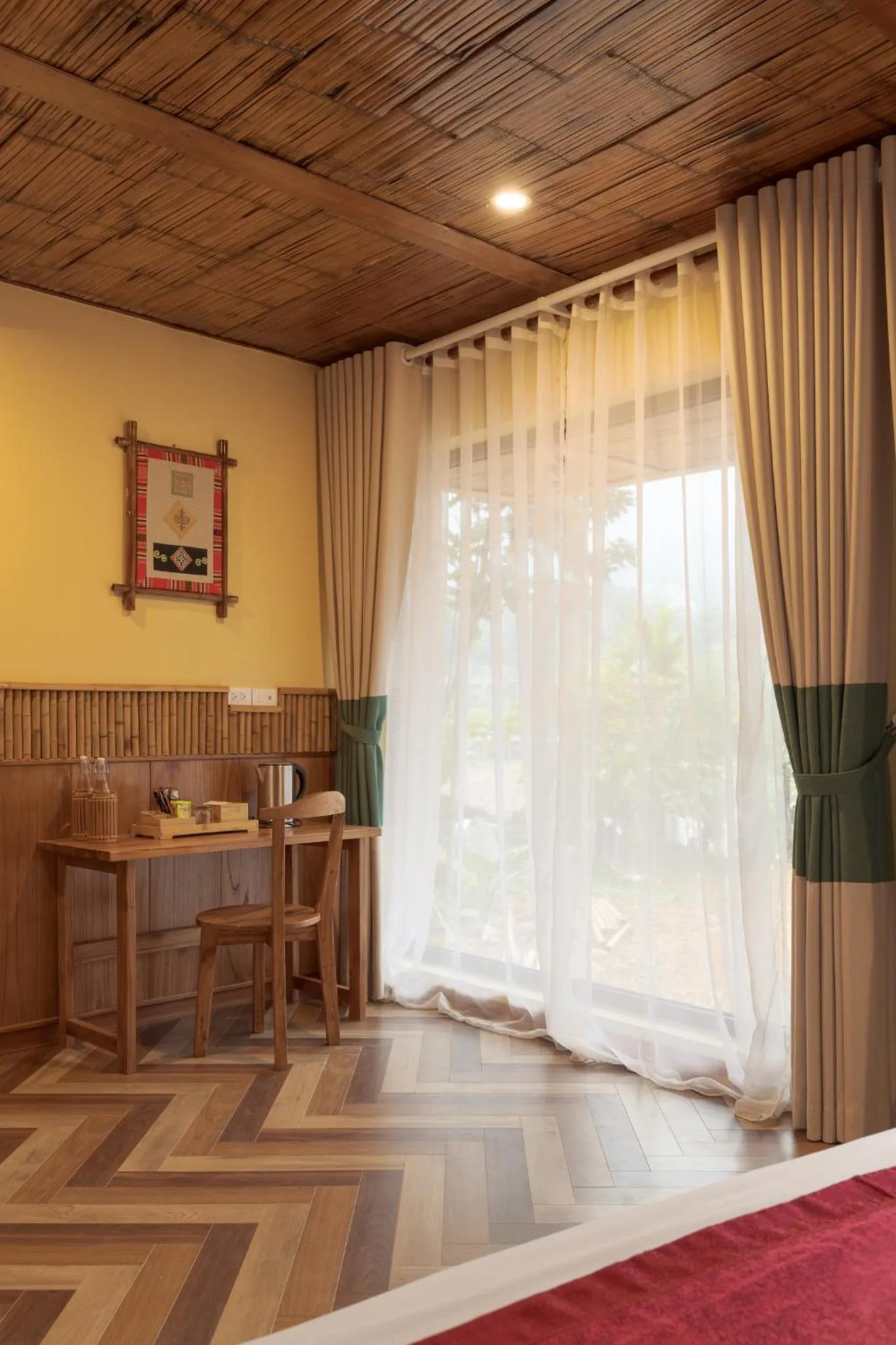 Bed in Pu Luong Natura