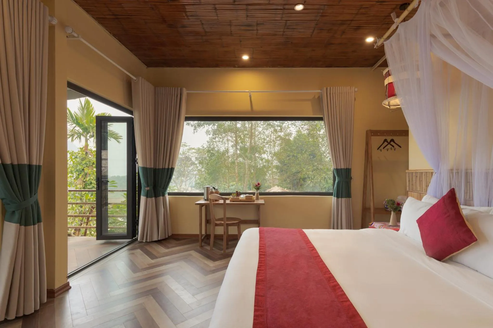 Bed in Pu Luong Natura