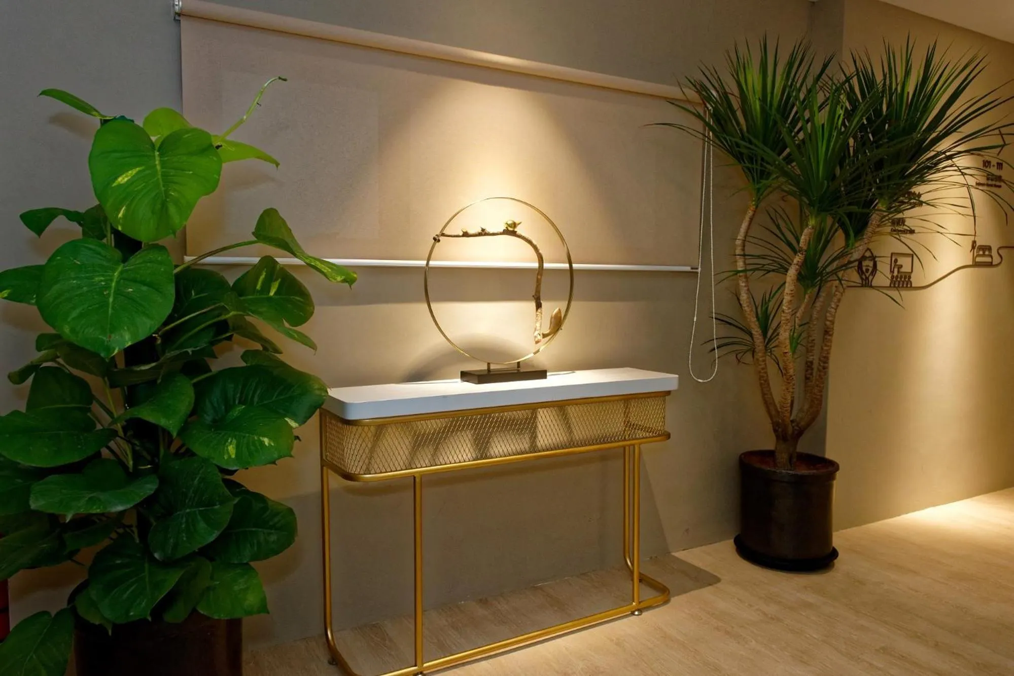 Decorative detail in Sojourn Spa Hotel Ipoh