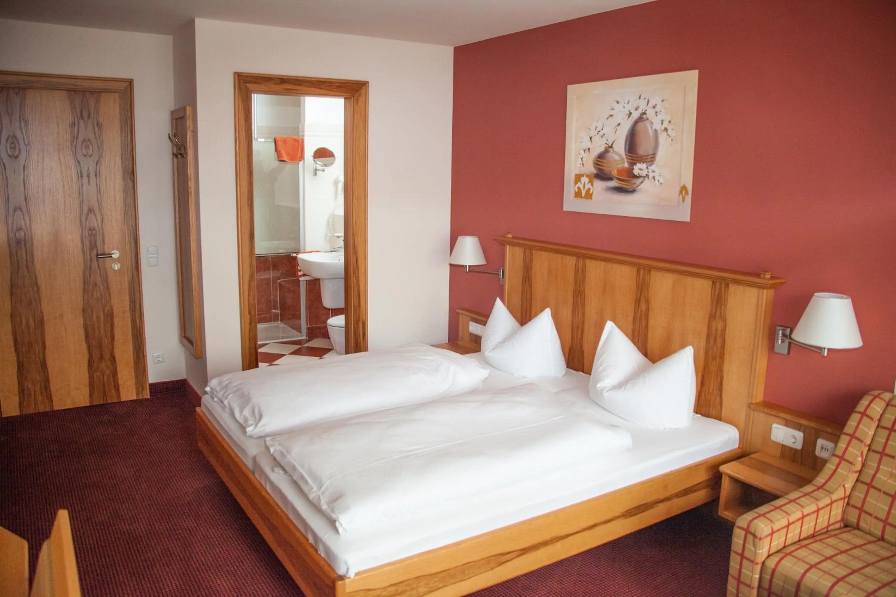 Bedroom, Bed in Gasthof zum Bäckerwirt