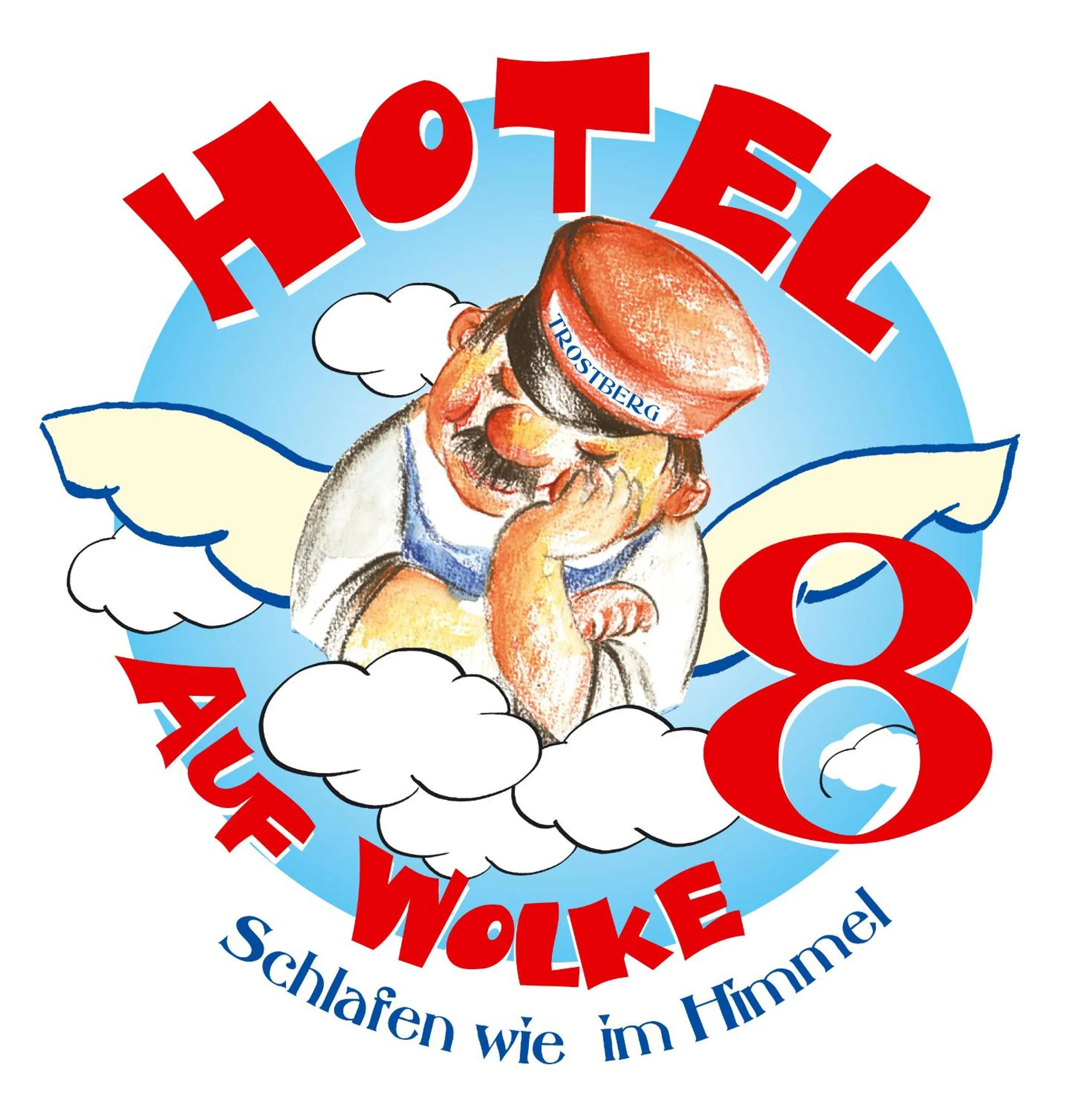 Logo/Certificate/Sign in Hotel Auf Wolke 8