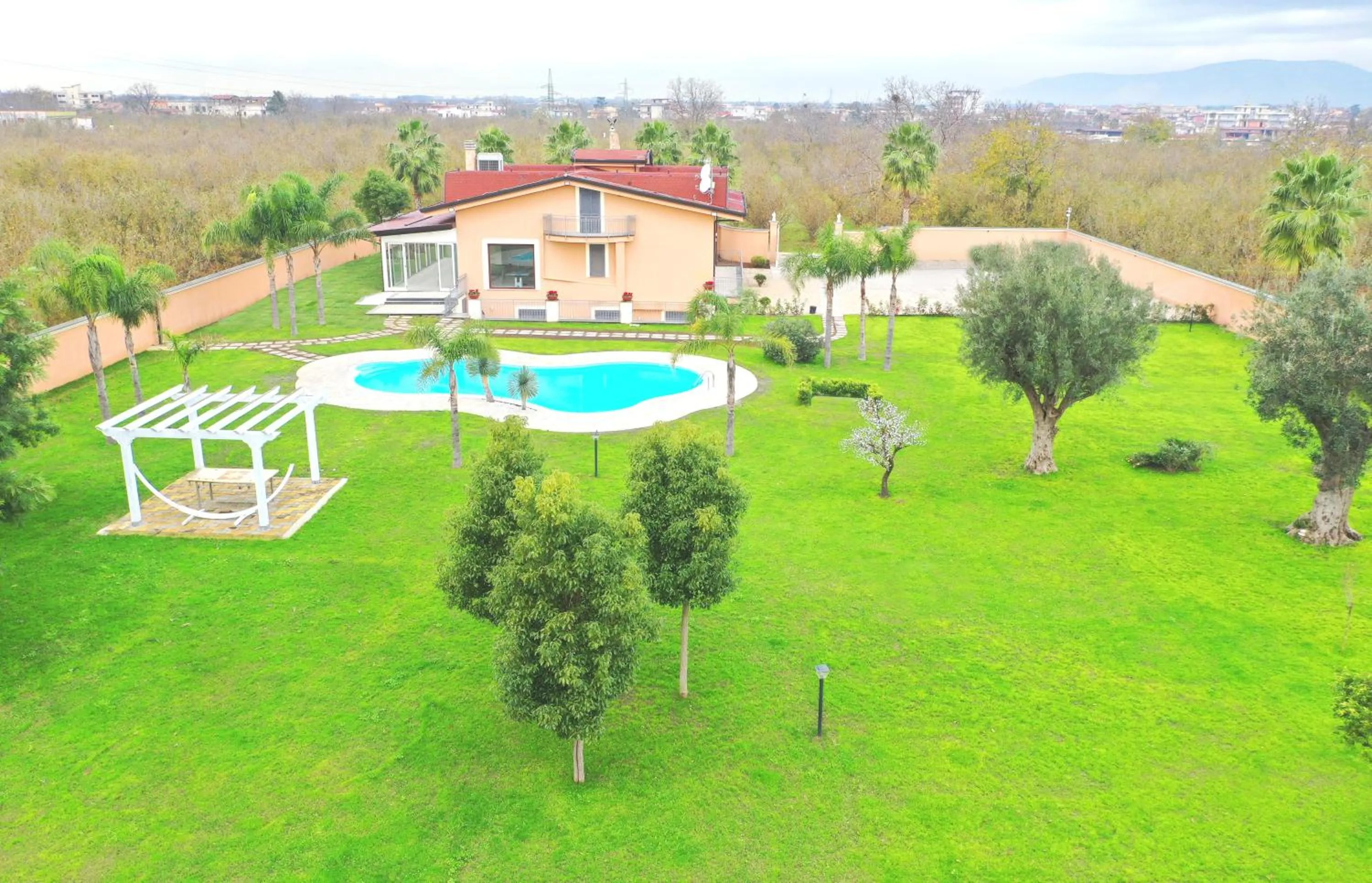 Bird's eye view in Villa Arya