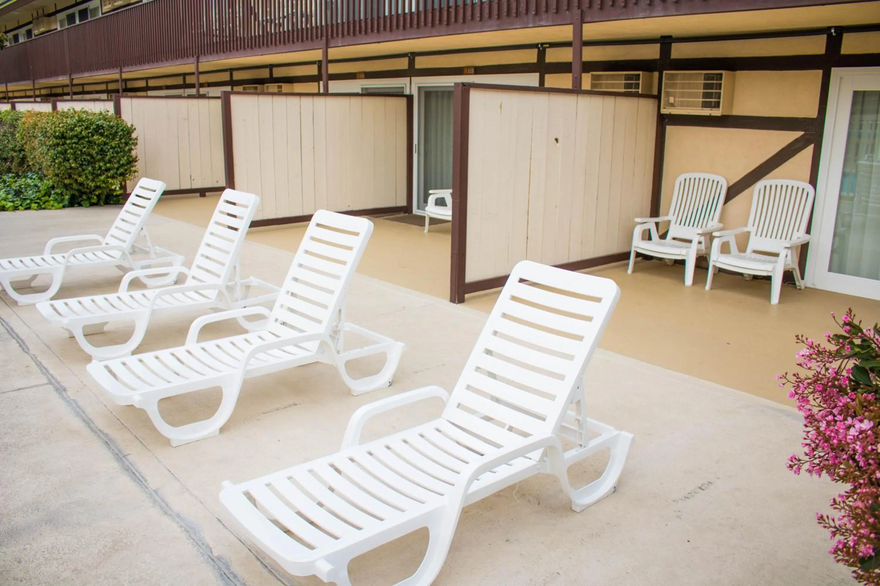 Balcony/Terrace in Pea Soup Andersen's Inn