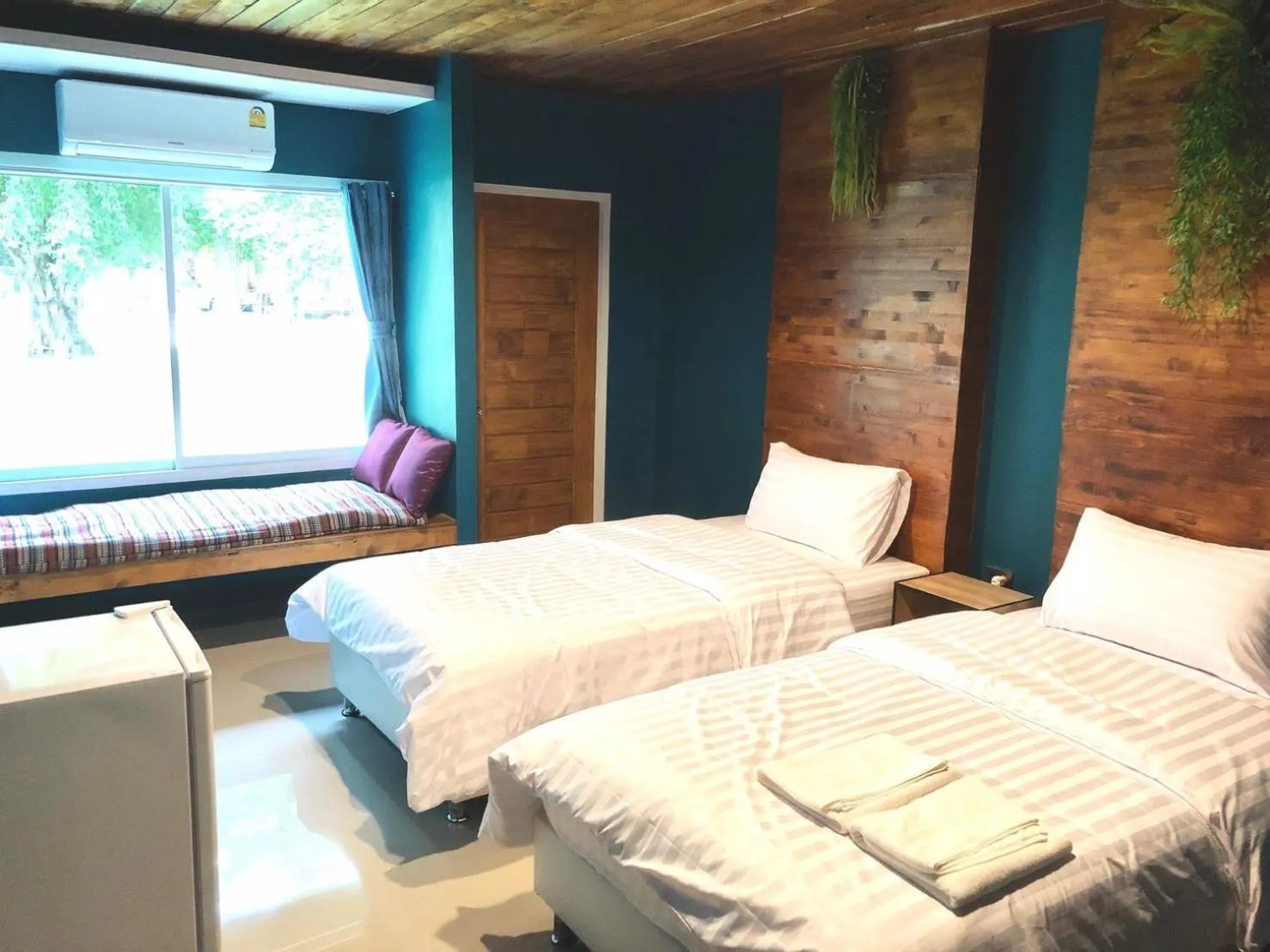 Bed in Ruankaew Boutique Resort Lampang