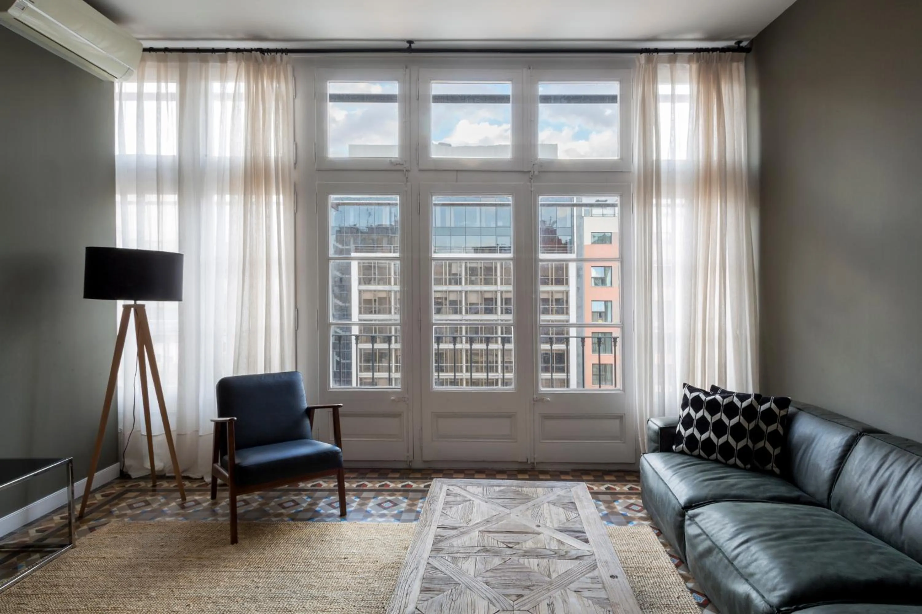 Seating area in Barcelona Apartment Val