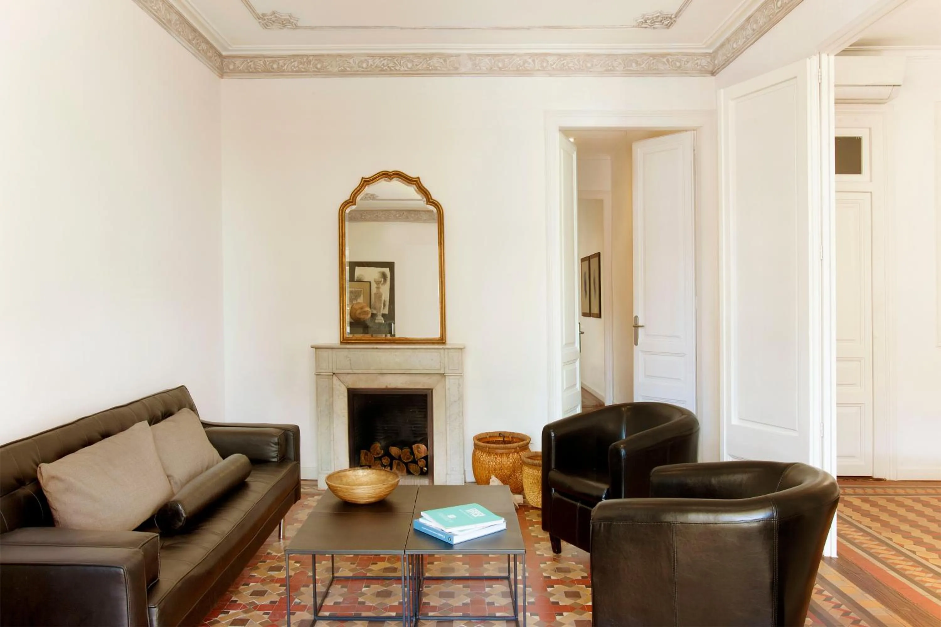 Living room in Barcelona Apartment Val