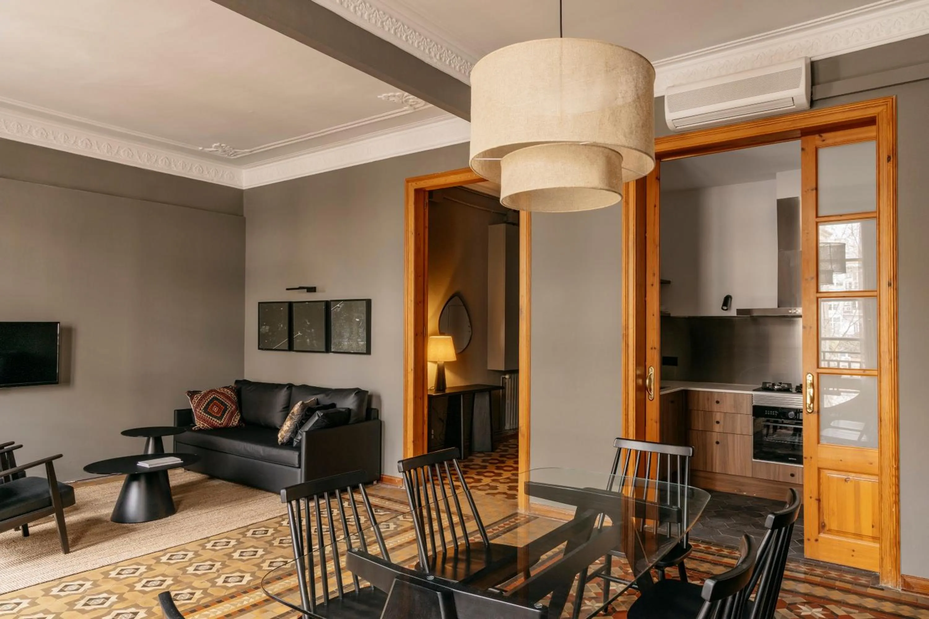 Living room in Barcelona Apartment Val