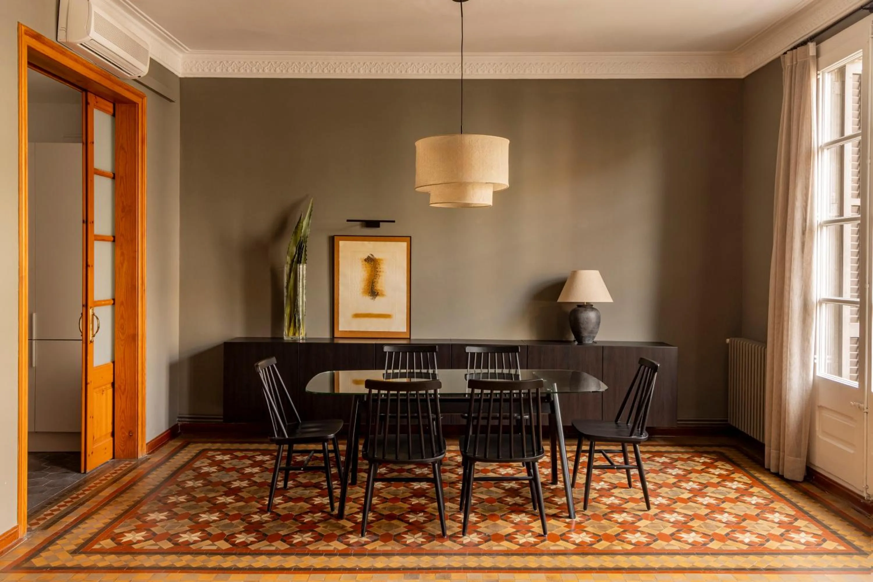 Living room in Barcelona Apartment Val