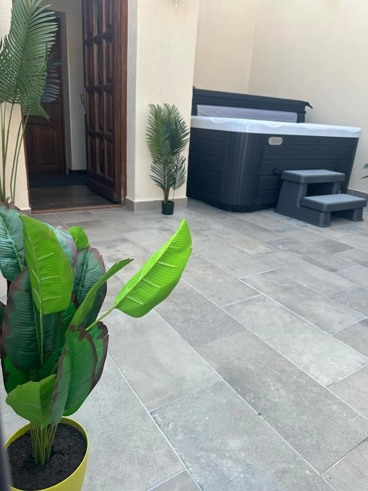 Balcony/Terrace in Vén Diófa De Lux Panzió