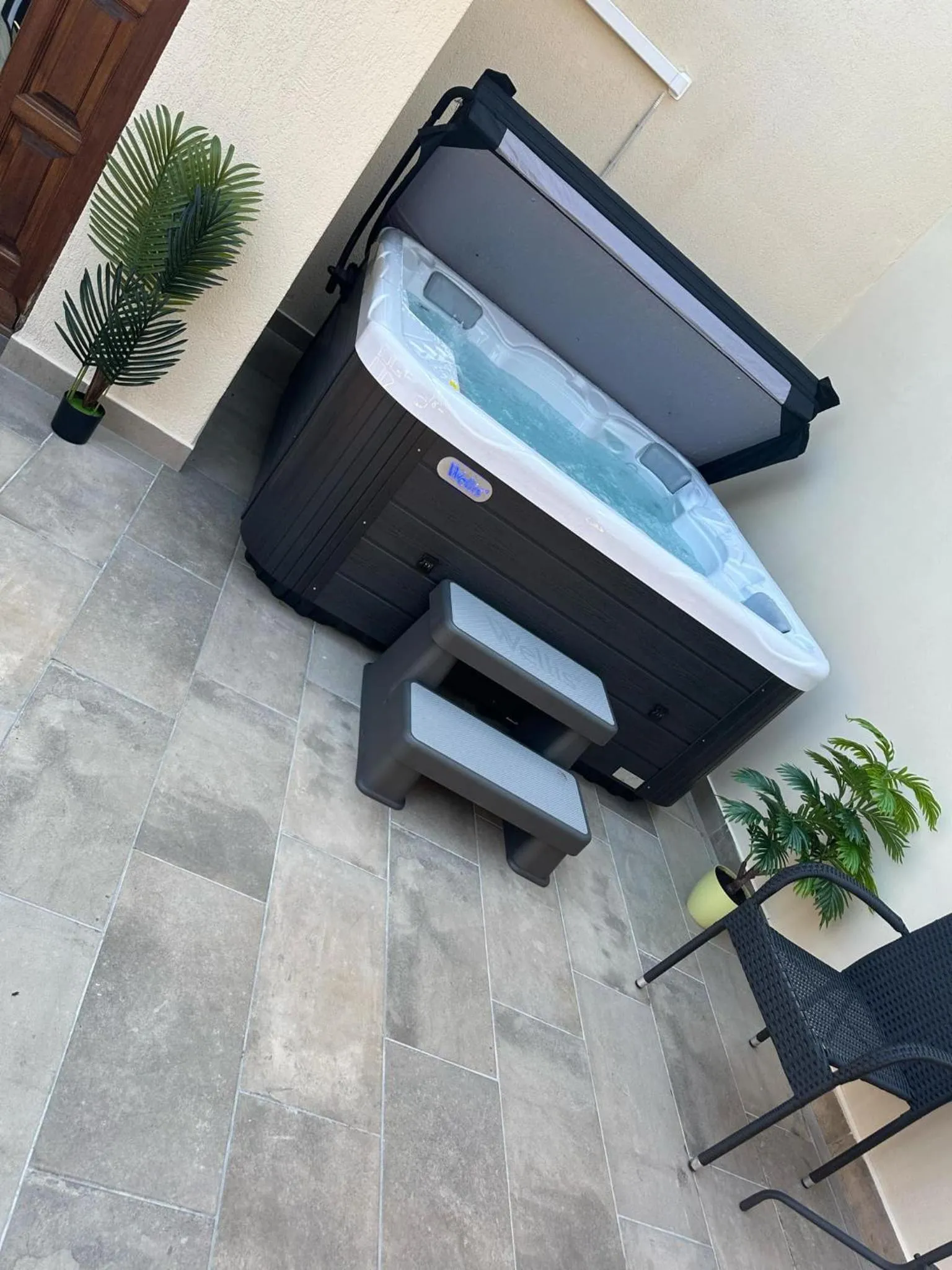 Hot Tub in Vén Diófa De Lux Panzió