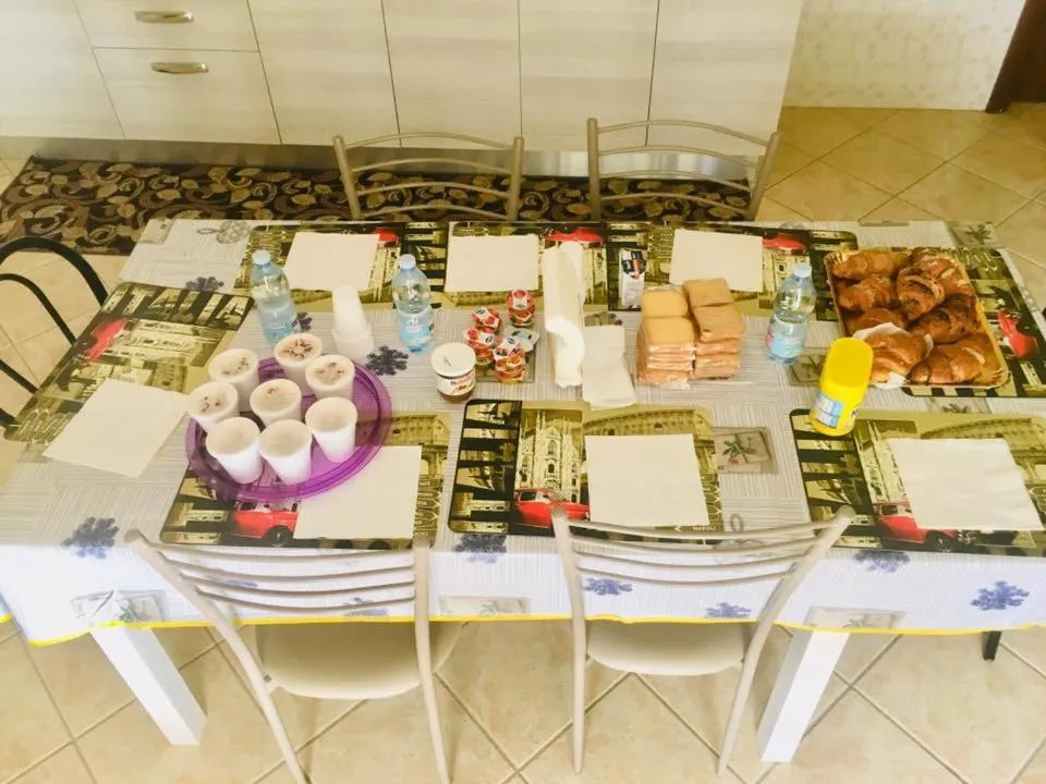 Food and drinks in B&B Salerno