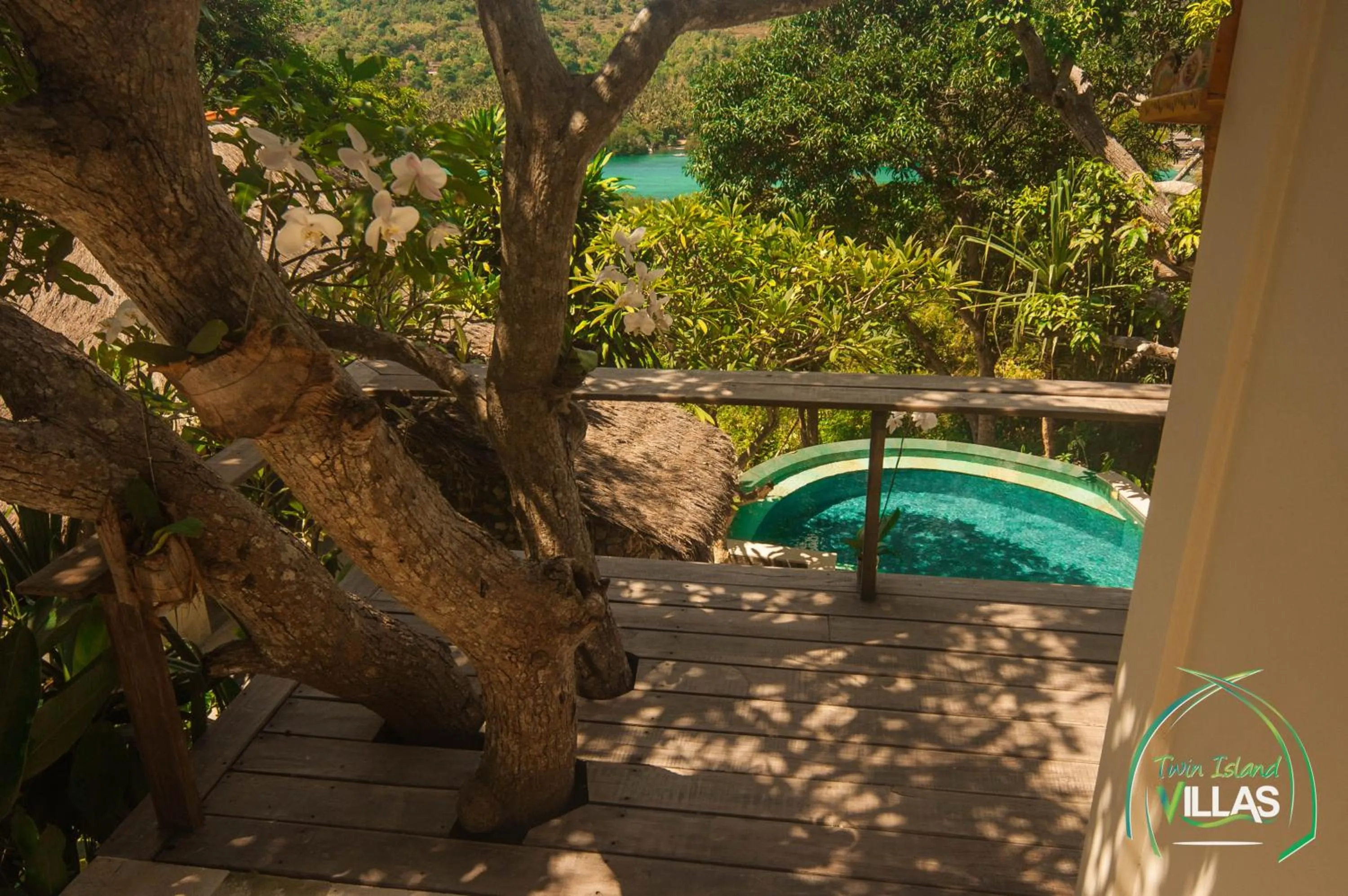 Garden in Twin Island Villas & Dive Resort